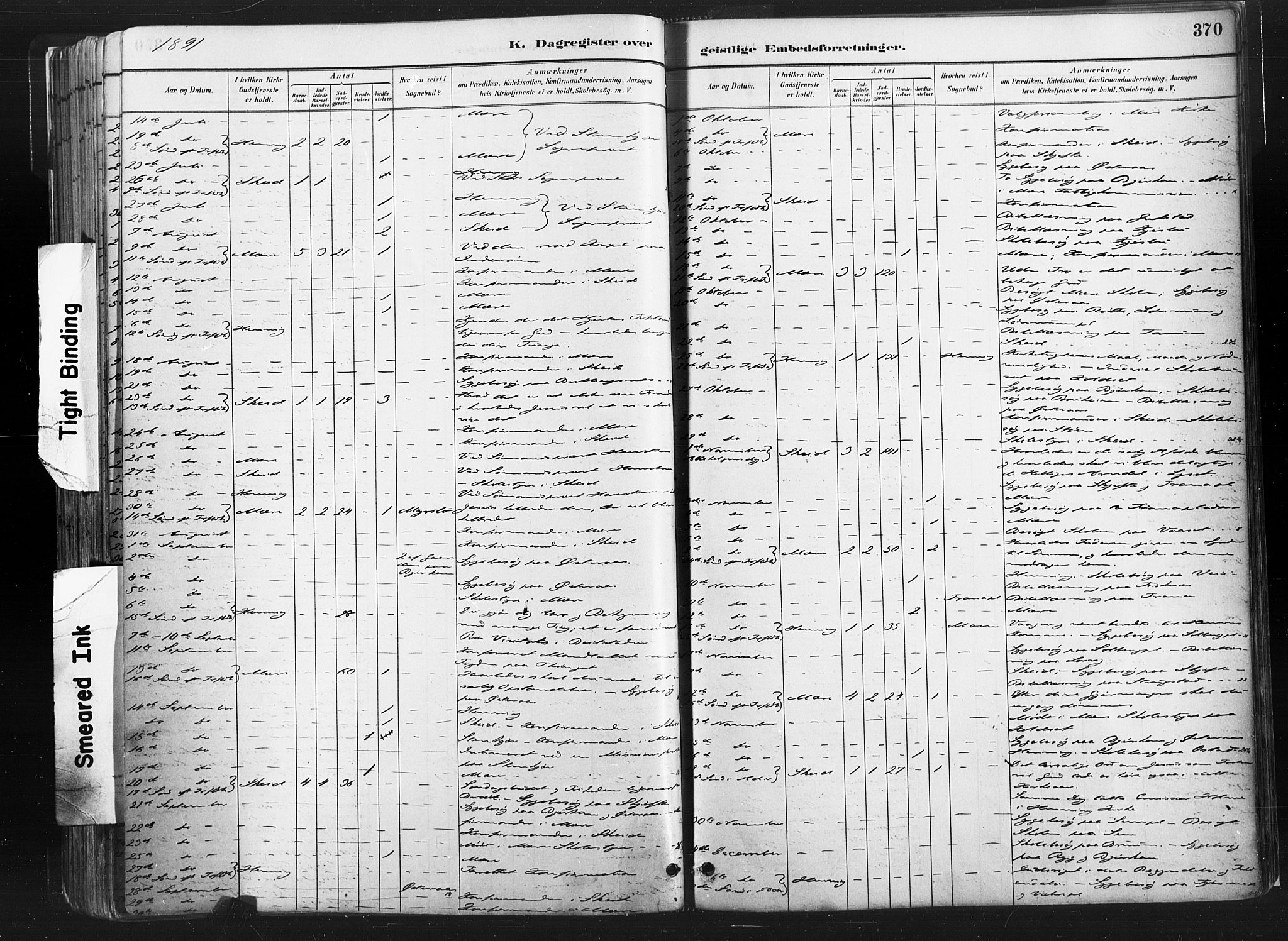 Ministerialprotokoller, klokkerbøker og fødselsregistre - Nord-Trøndelag, AV/SAT-A-1458/735/L0351: Parish register (official) no. 735A10, 1884-1908, p. 370