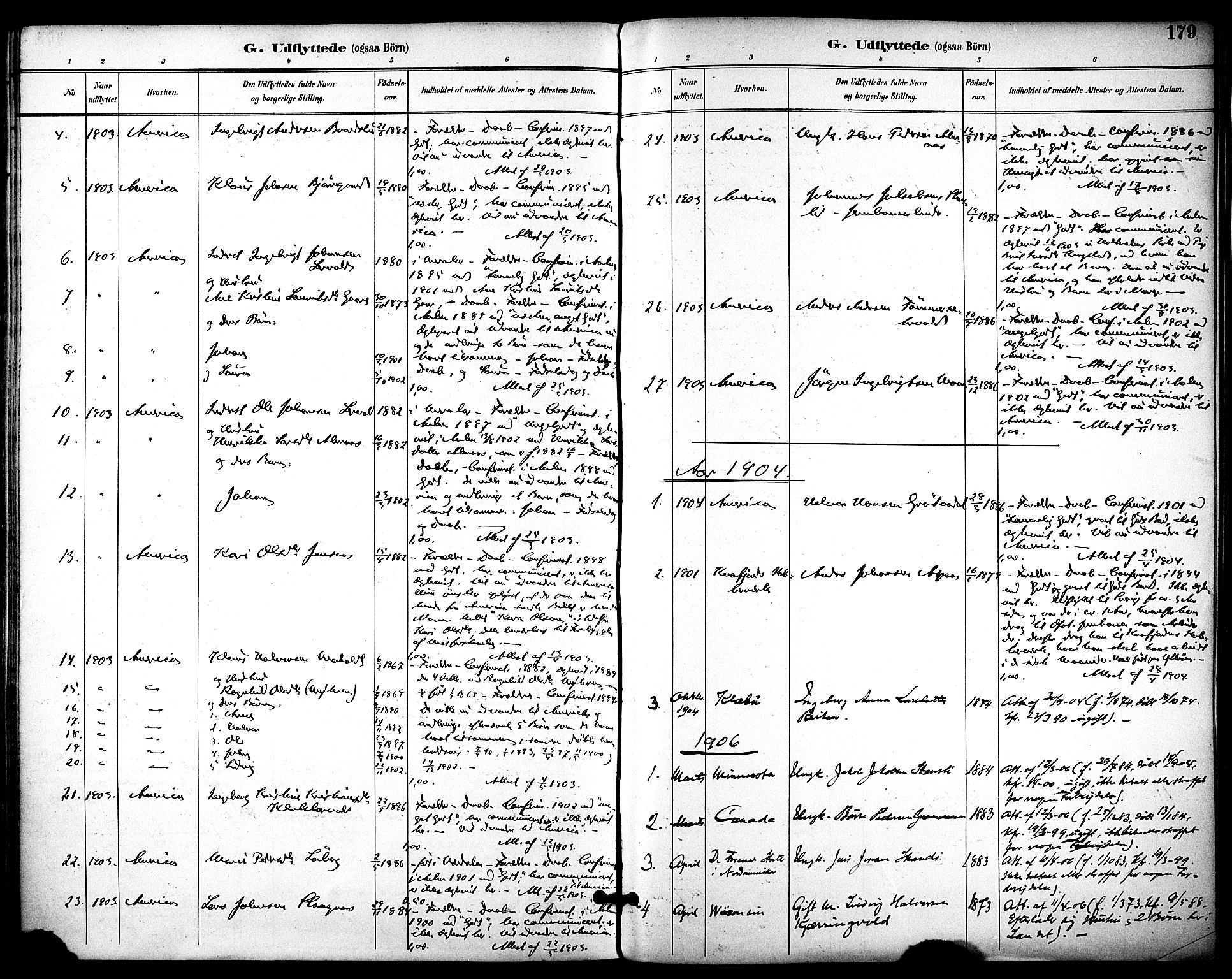 Ministerialprotokoller, klokkerbøker og fødselsregistre - Sør-Trøndelag, SAT/A-1456/686/L0984: Parish register (official) no. 686A02, 1891-1906, p. 179