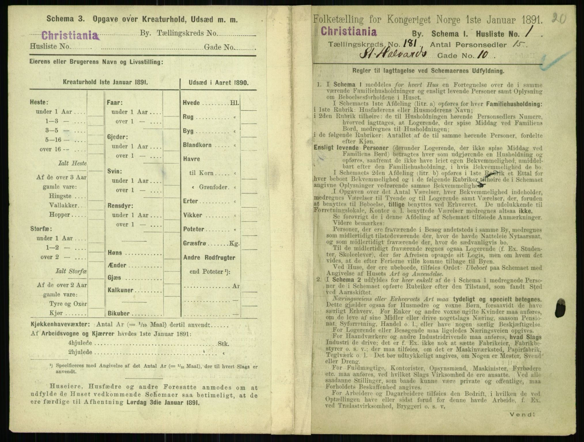 RA, 1891 census for 0301 Kristiania, 1891, p. 108455