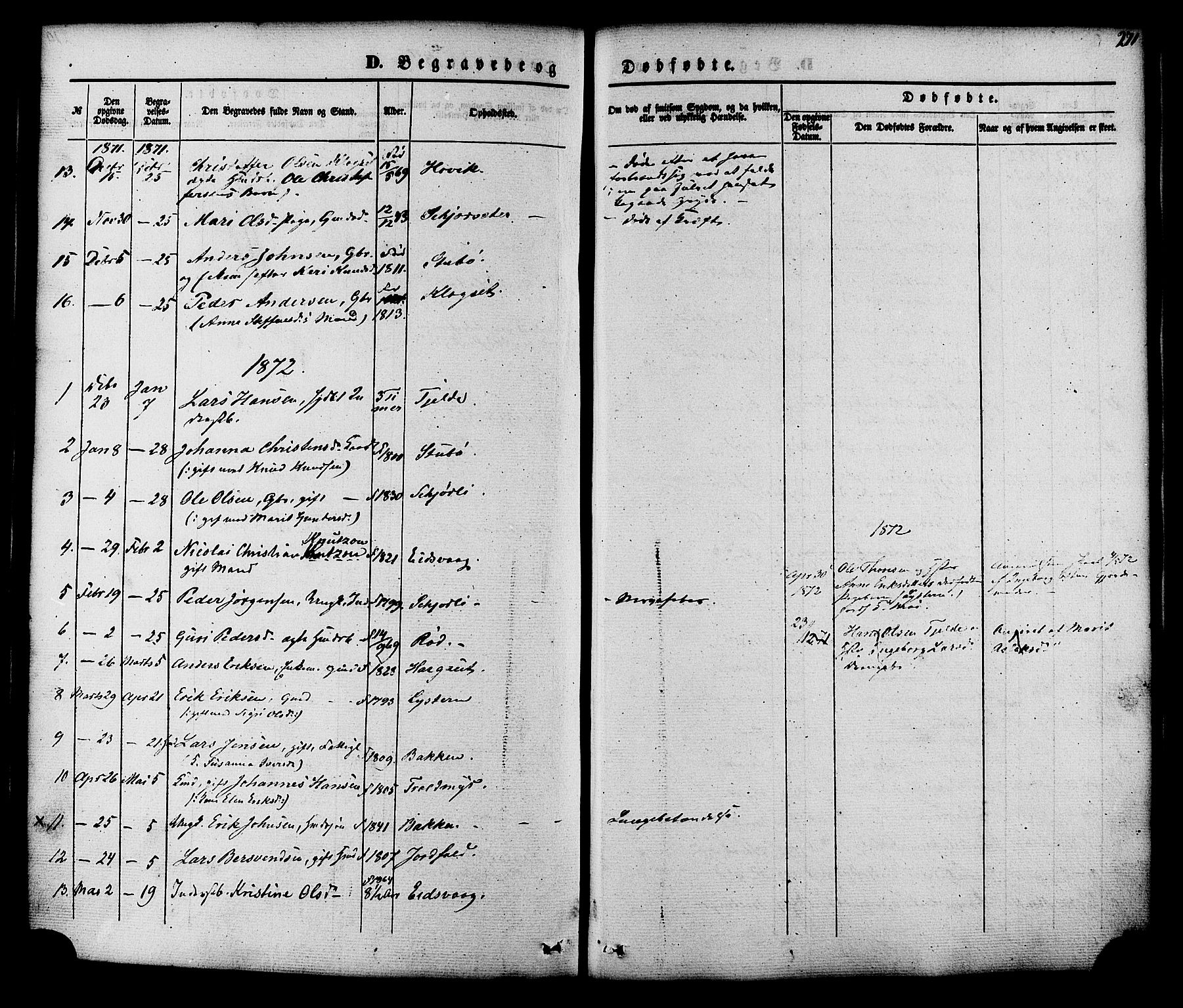 Ministerialprotokoller, klokkerbøker og fødselsregistre - Møre og Romsdal, SAT/A-1454/551/L0625: Parish register (official) no. 551A05, 1846-1879, p. 271