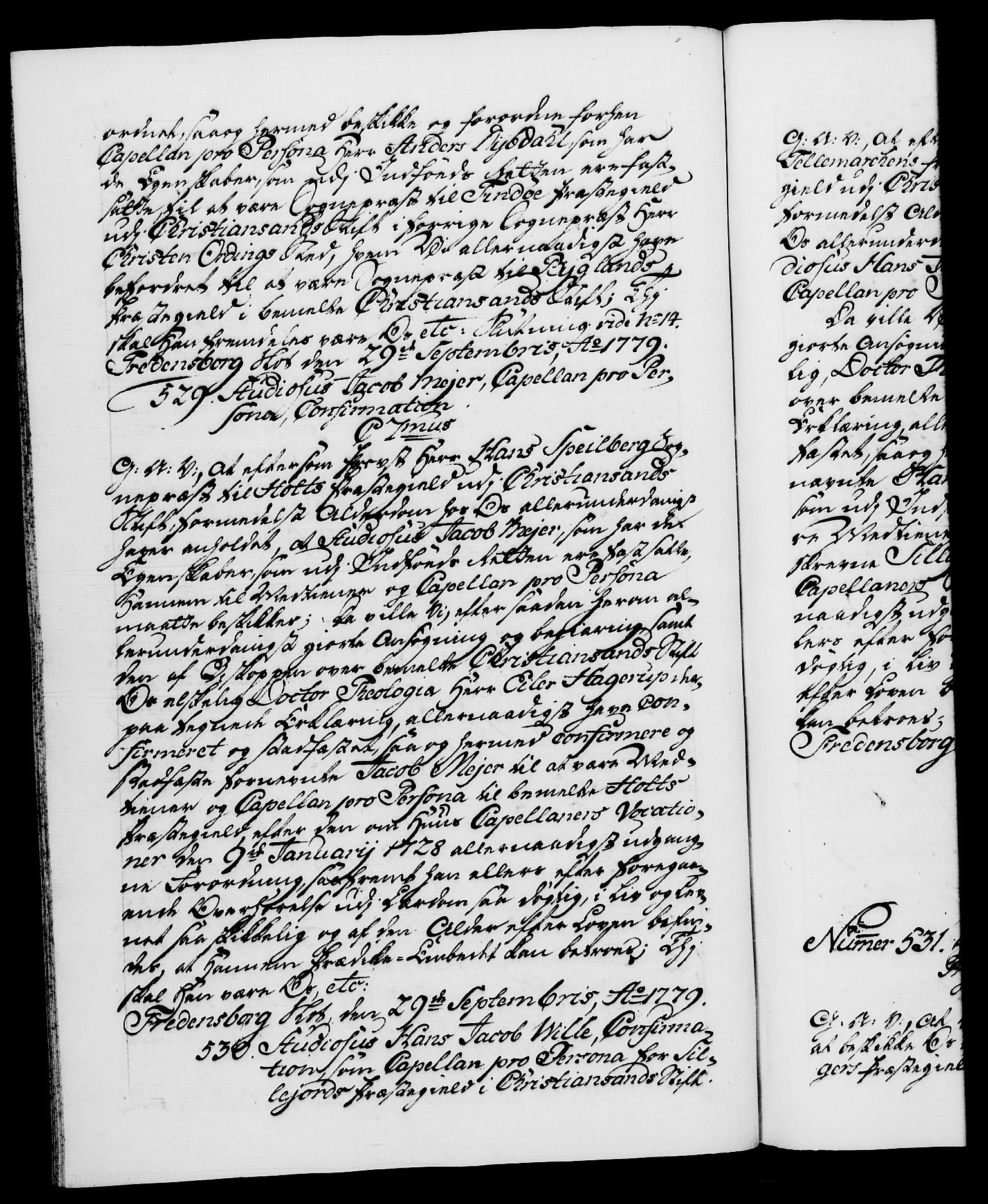 Danske Kanselli 1572-1799, RA/EA-3023/F/Fc/Fca/Fcaa/L0048: Norske registre, 1779-1781, p. 176b
