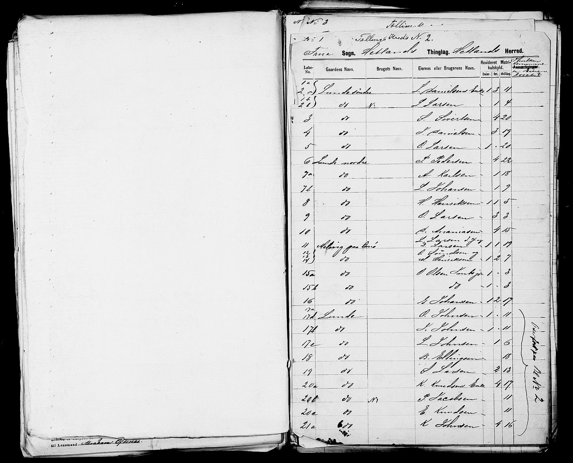 SAST, 1875 census for 1126P Hetland, 1875, p. 41