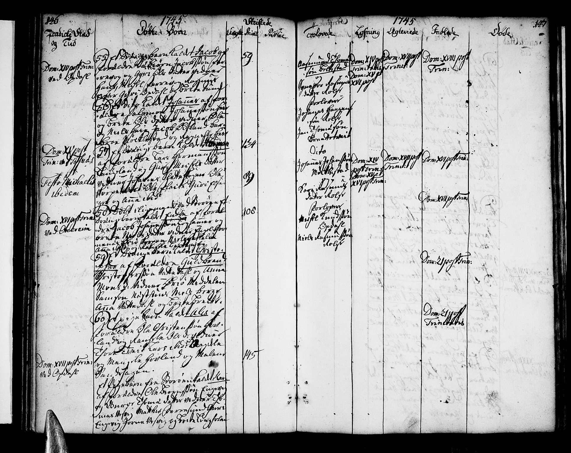 Tysnes sokneprestembete, SAB/A-78601/H/Haa: Parish register (official) no. A 3, 1740-1749, p. 146-147