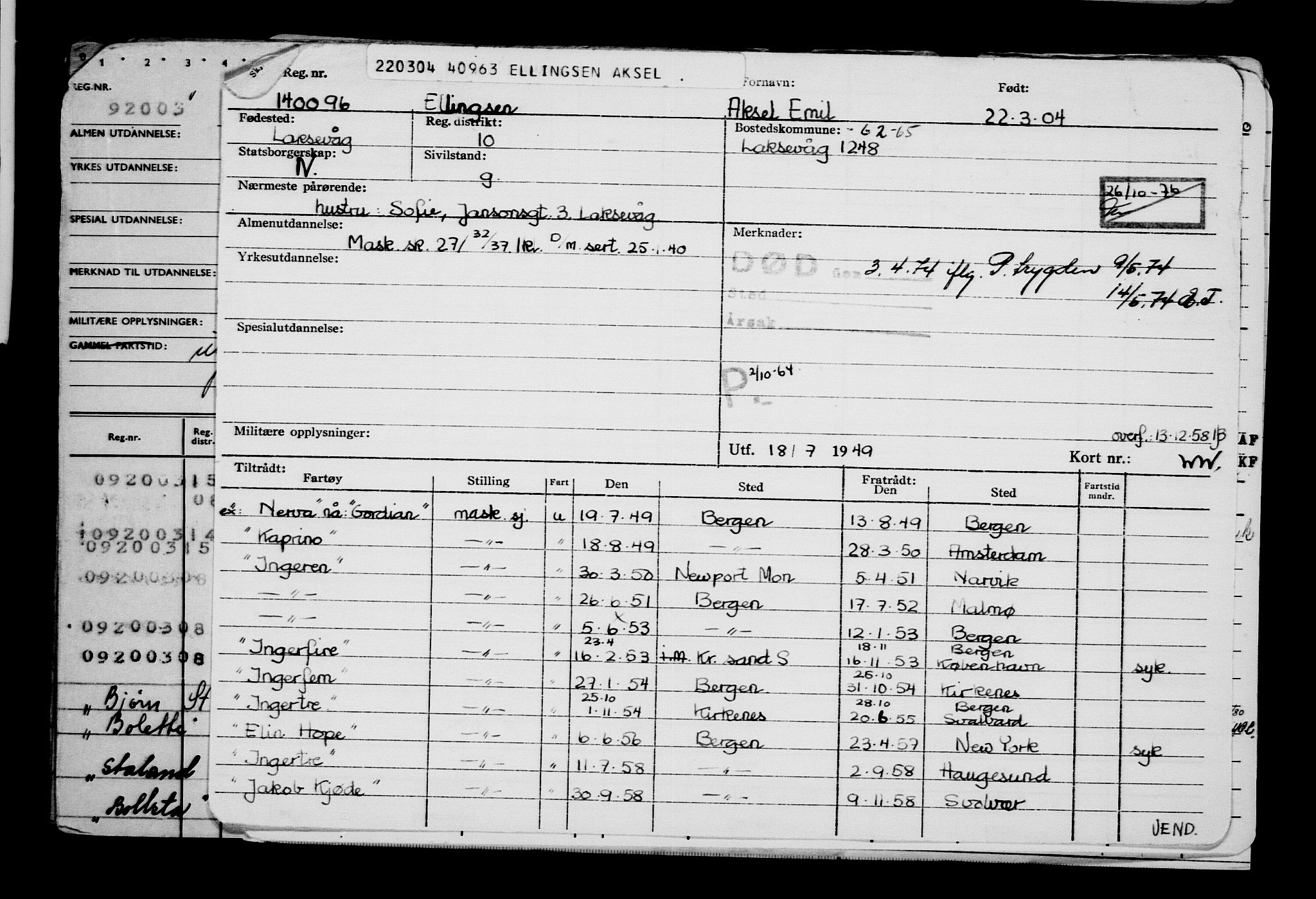 Direktoratet for sjømenn, AV/RA-S-3545/G/Gb/L0052: Hovedkort, 1904, p. 736