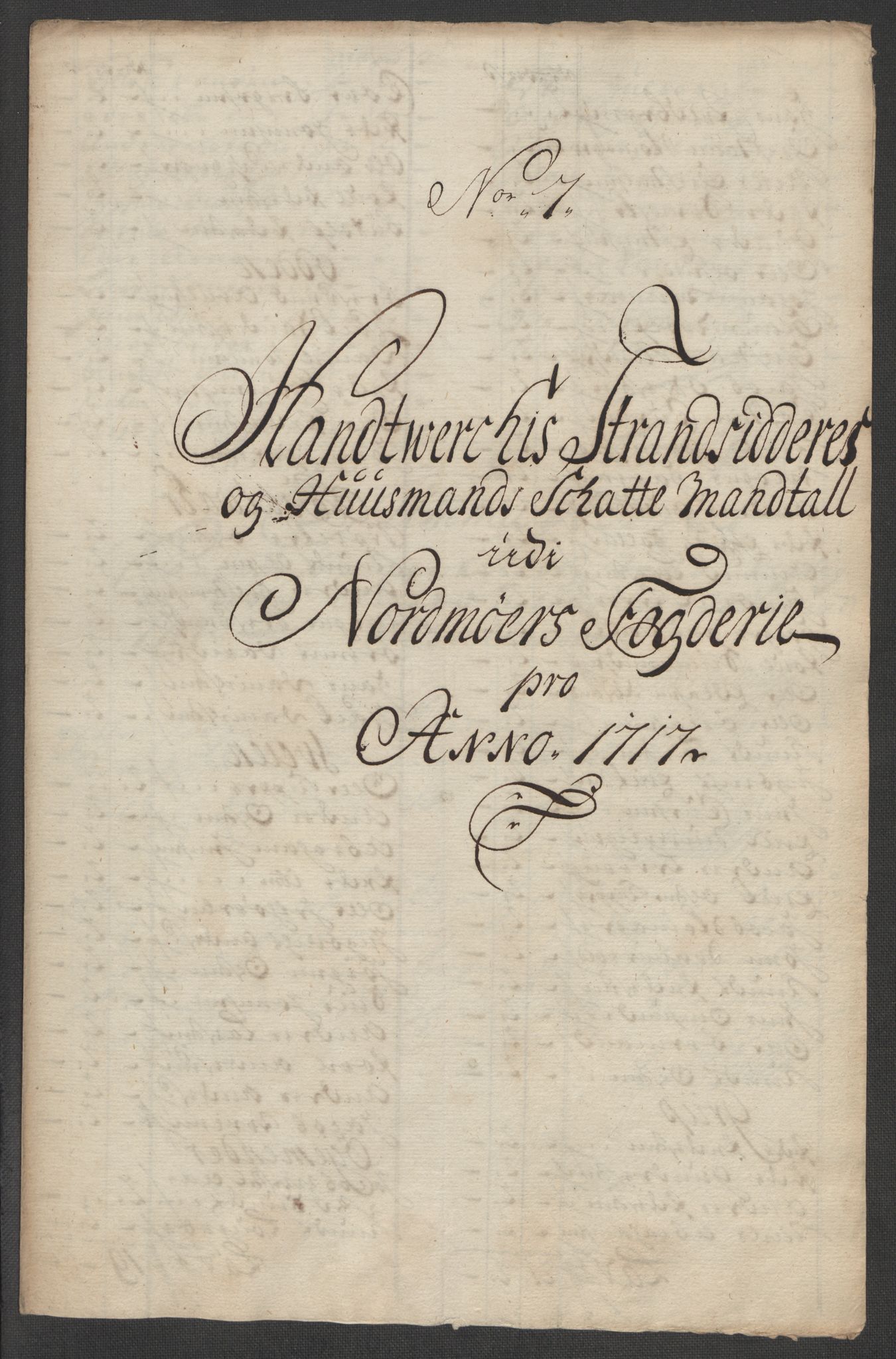 Rentekammeret inntil 1814, Reviderte regnskaper, Fogderegnskap, AV/RA-EA-4092/R56/L3750: Fogderegnskap Nordmøre, 1717, p. 120