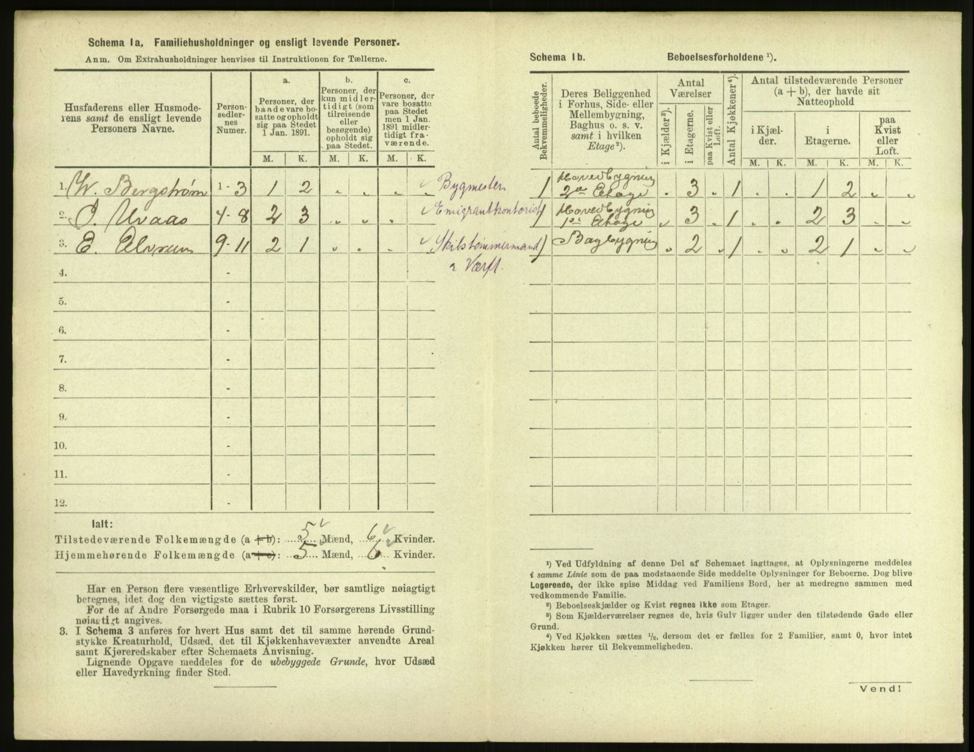 RA, 1891 census for 1601 Trondheim, 1891, p. 1529