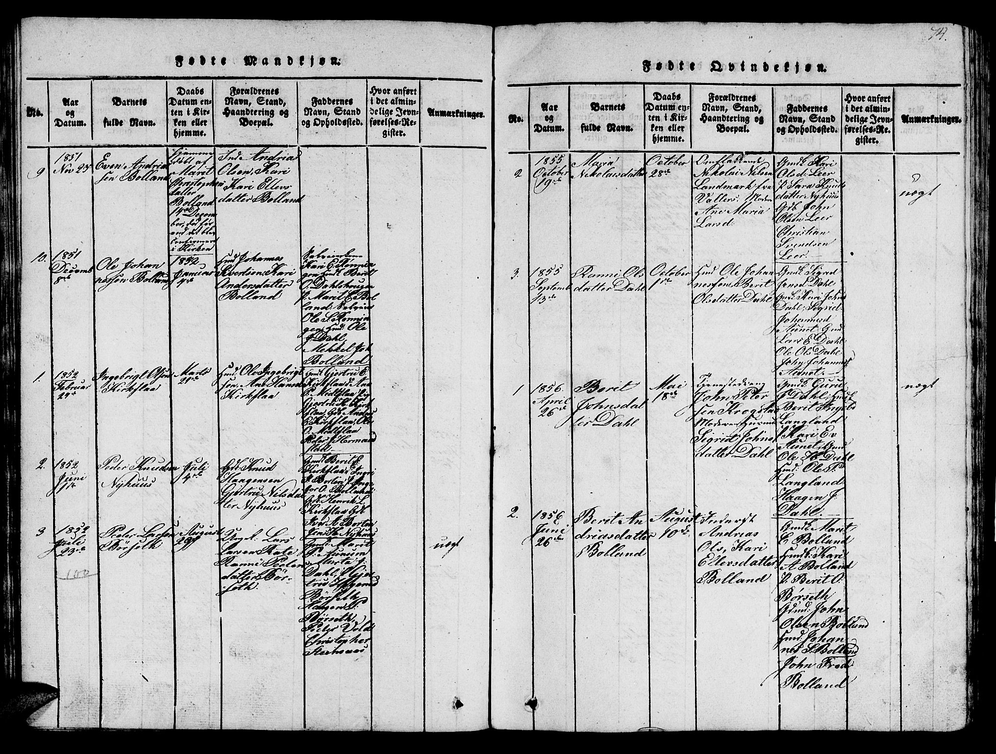 Ministerialprotokoller, klokkerbøker og fødselsregistre - Sør-Trøndelag, SAT/A-1456/693/L1121: Parish register (copy) no. 693C02, 1816-1869, p. 74