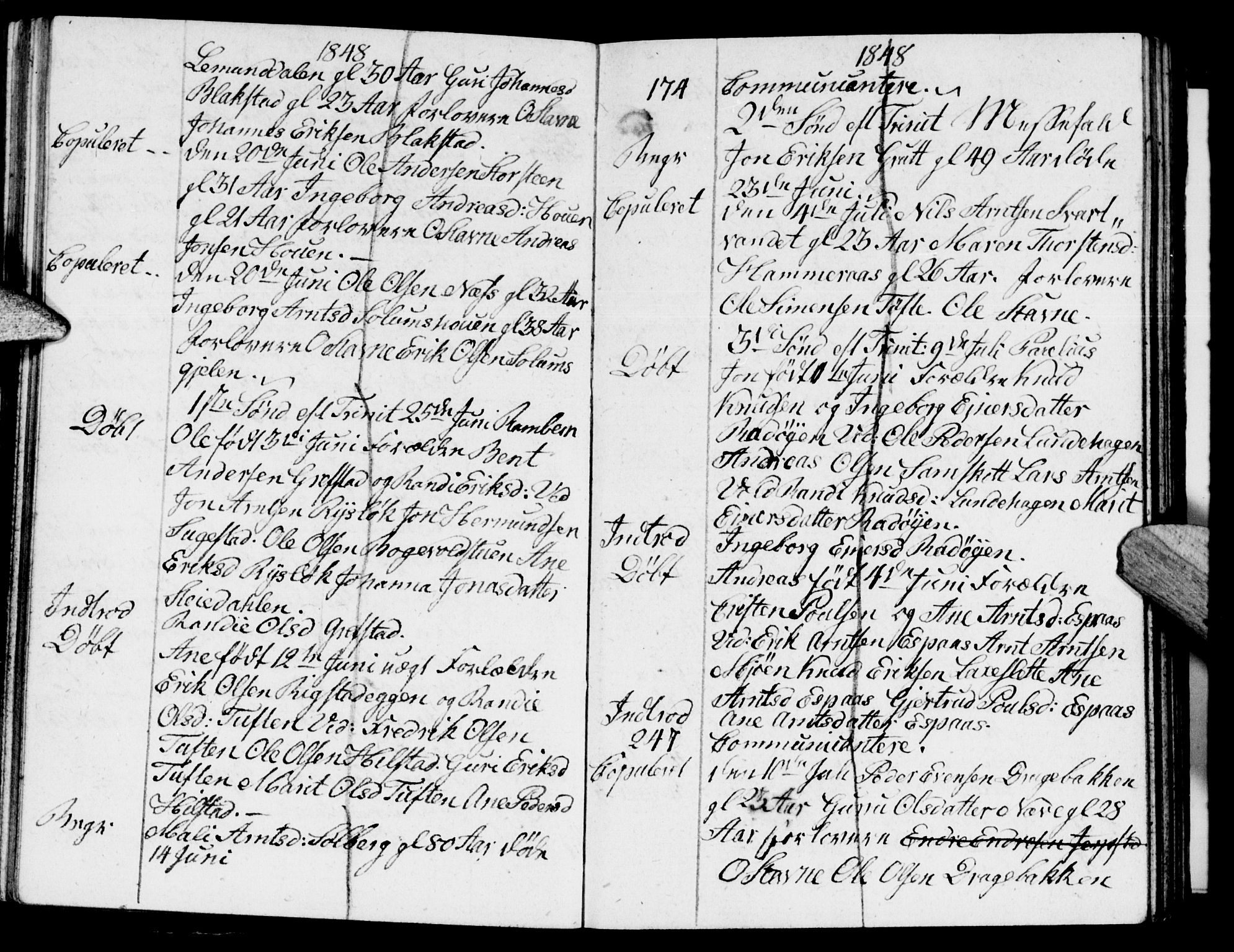 Meldal sokneprestkontor, AV/SAT-A-1123/1/I/I1/I1f/L0008: Parish register draft no. 672I1F, 1827-1866