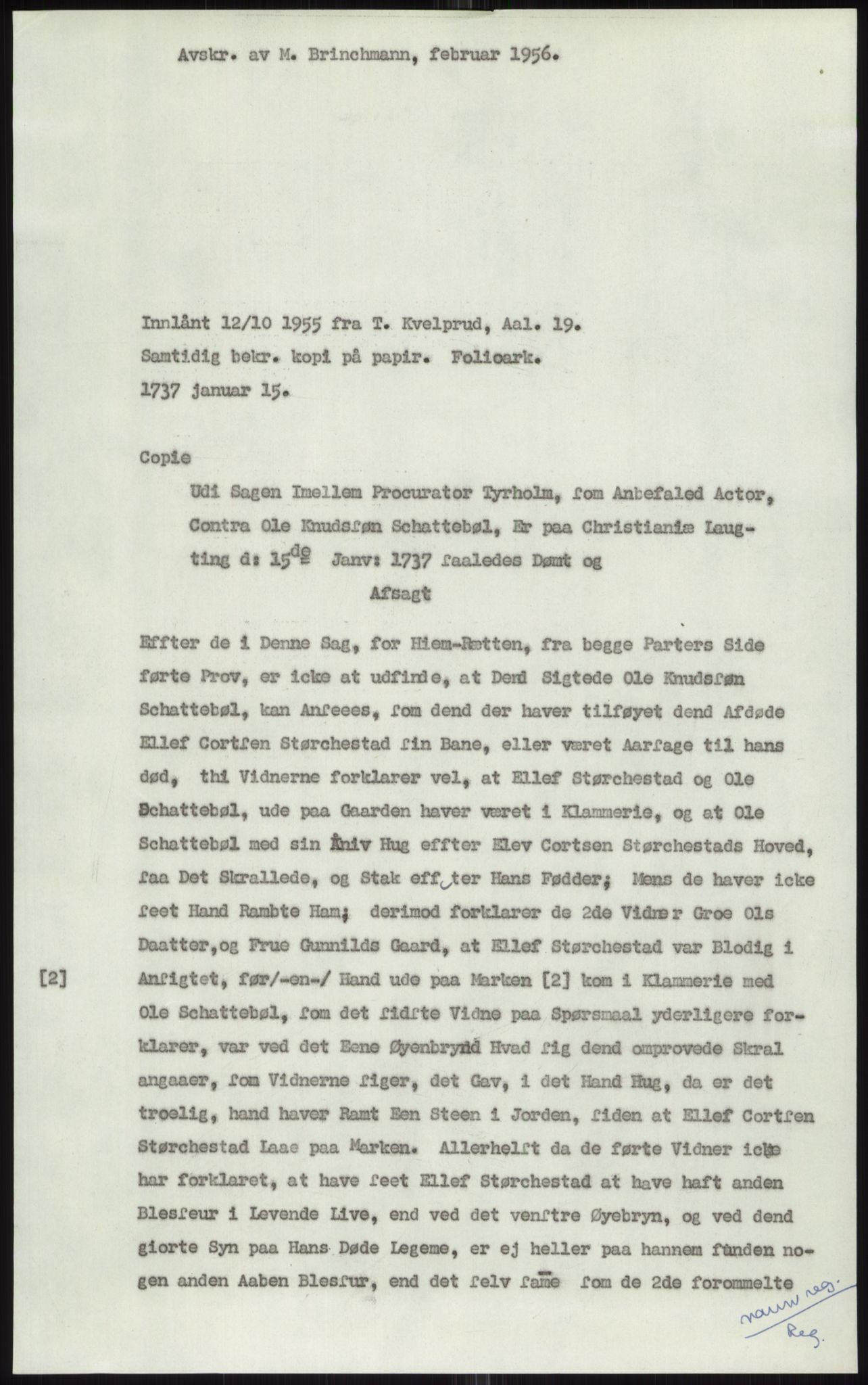 Samlinger til kildeutgivelse, Diplomavskriftsamlingen, AV/RA-EA-4053/H/Ha, p. 1068