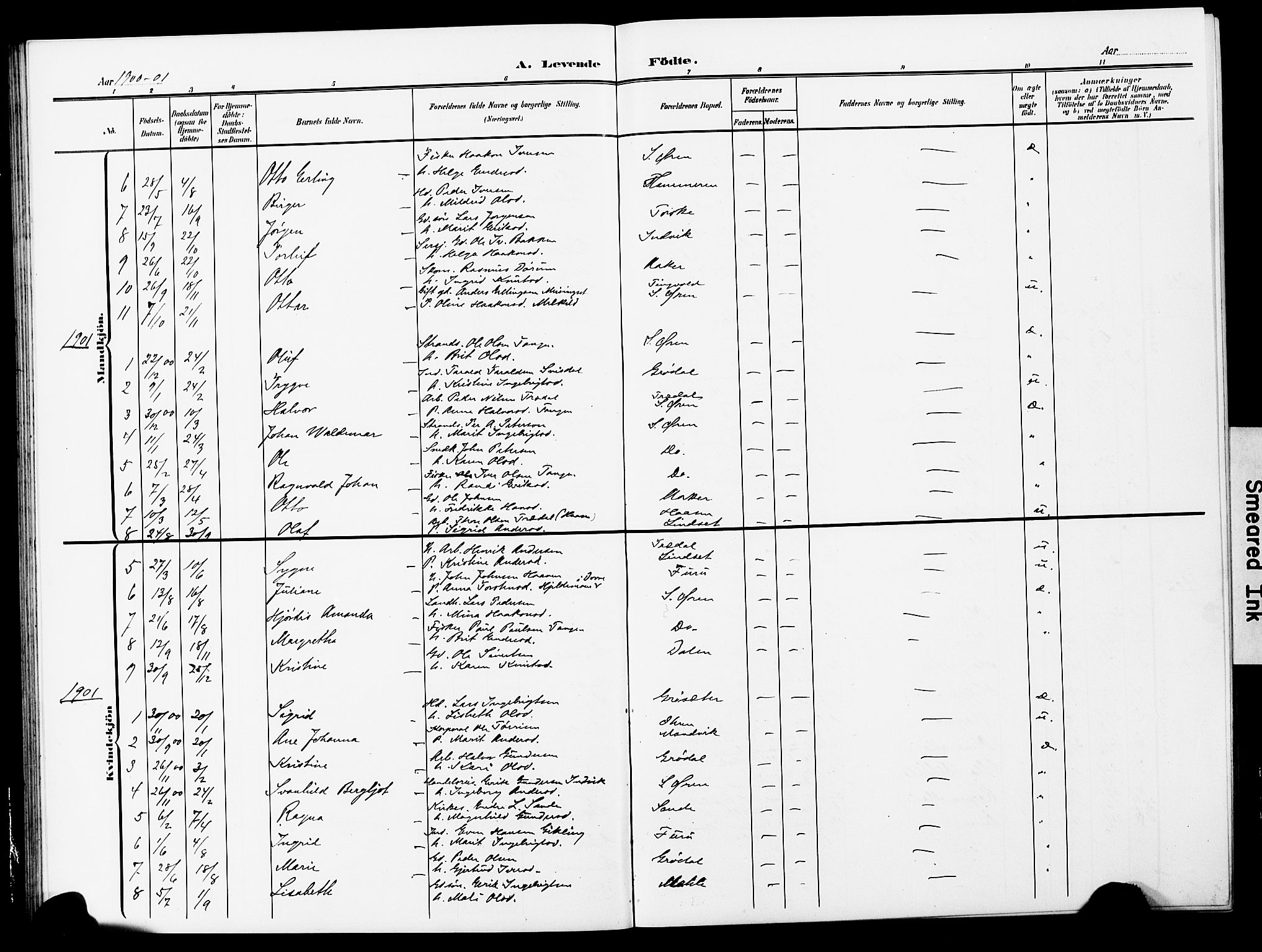 Ministerialprotokoller, klokkerbøker og fødselsregistre - Møre og Romsdal, AV/SAT-A-1454/590/L1017: Parish register (copy) no. 590C02, 1869-1931