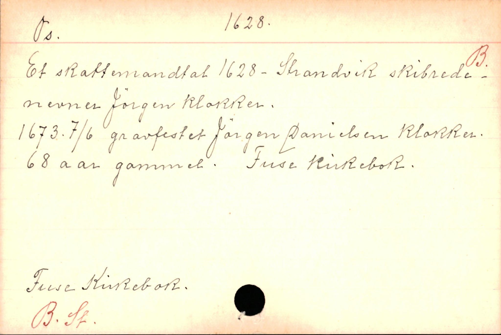 Haugen, Johannes - lærer, AV/SAB-SAB/PA-0036/01/L0001: Om klokkere og lærere, 1521-1904, p. 2646