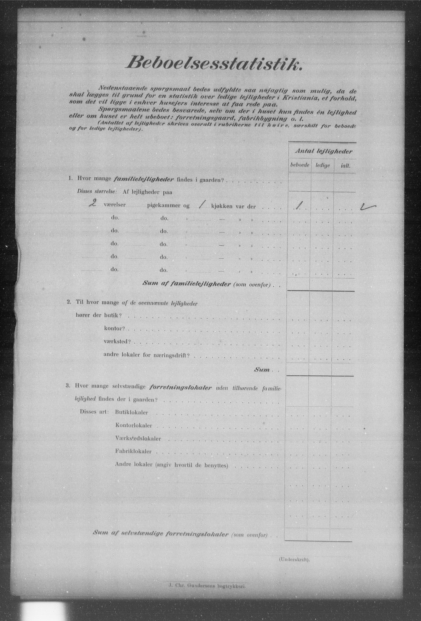 OBA, Municipal Census 1903 for Kristiania, 1903, p. 19382