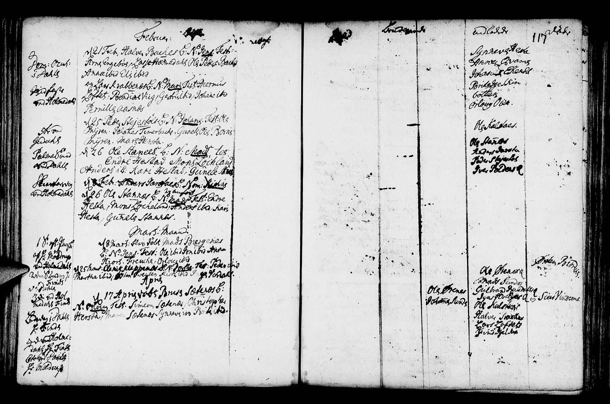 Fjaler sokneprestembete, AV/SAB-A-79801/H/Haa/Haaa/L0001: Parish register (official) no. A 1, 1755-1778, p. 117