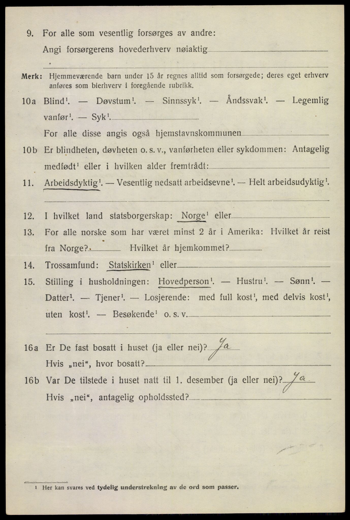 SAKO, 1920 census for Sandeherred, 1920, p. 15901