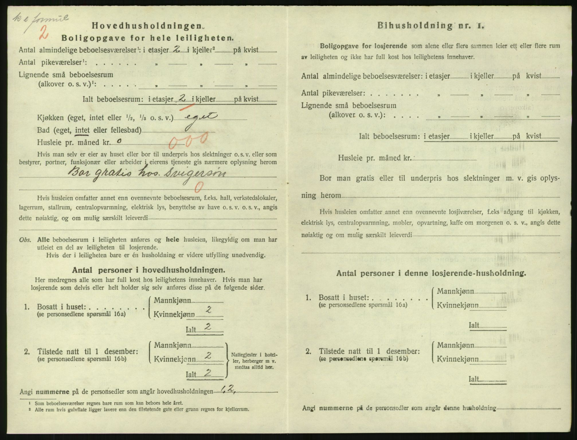 SAK, 1920 census for Tvedestrand, 1920, p. 1080