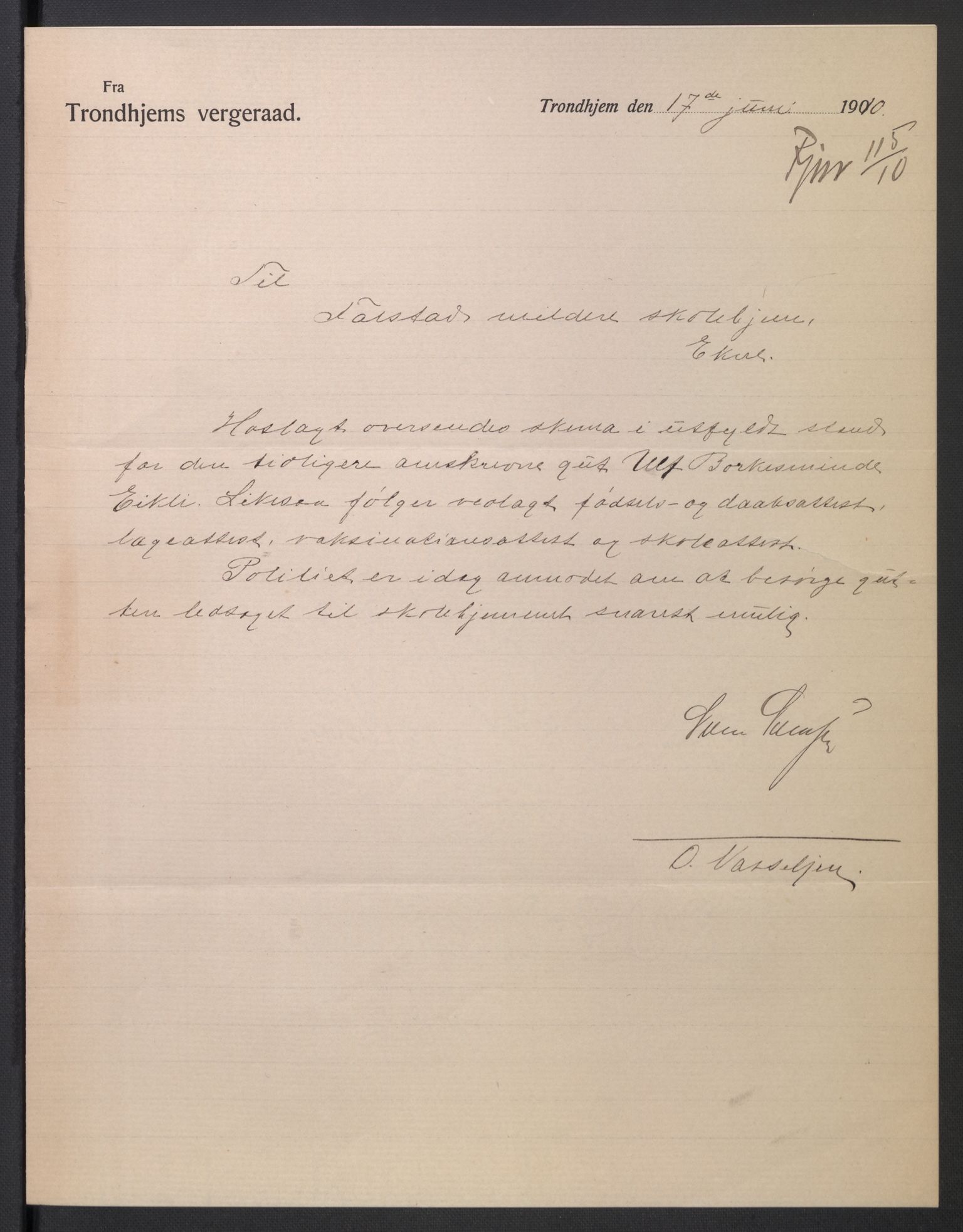Falstad skolehjem, AV/RA-S-1676/E/Eb/L0010: Elevmapper løpenr. 210-239, 1910-1917, p. 125