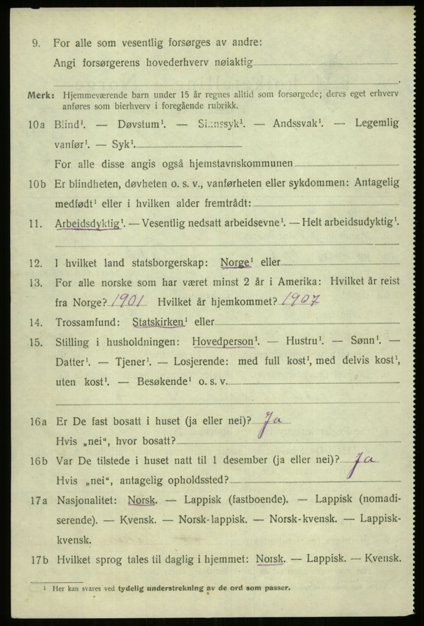 SATØ, 1920 census for Ibestad, 1920, p. 4571