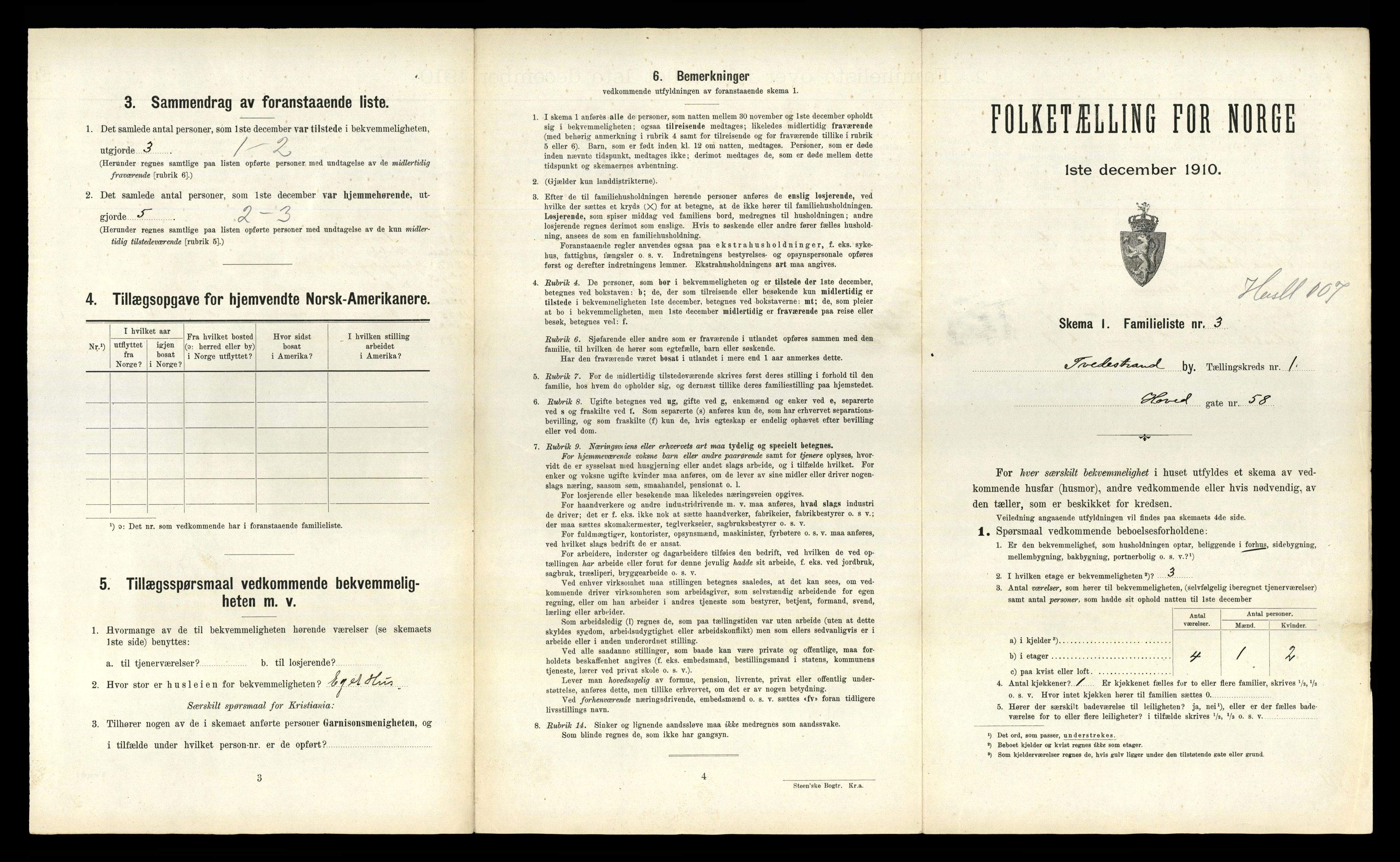 RA, 1910 census for Tvedestrand, 1910, p. 567