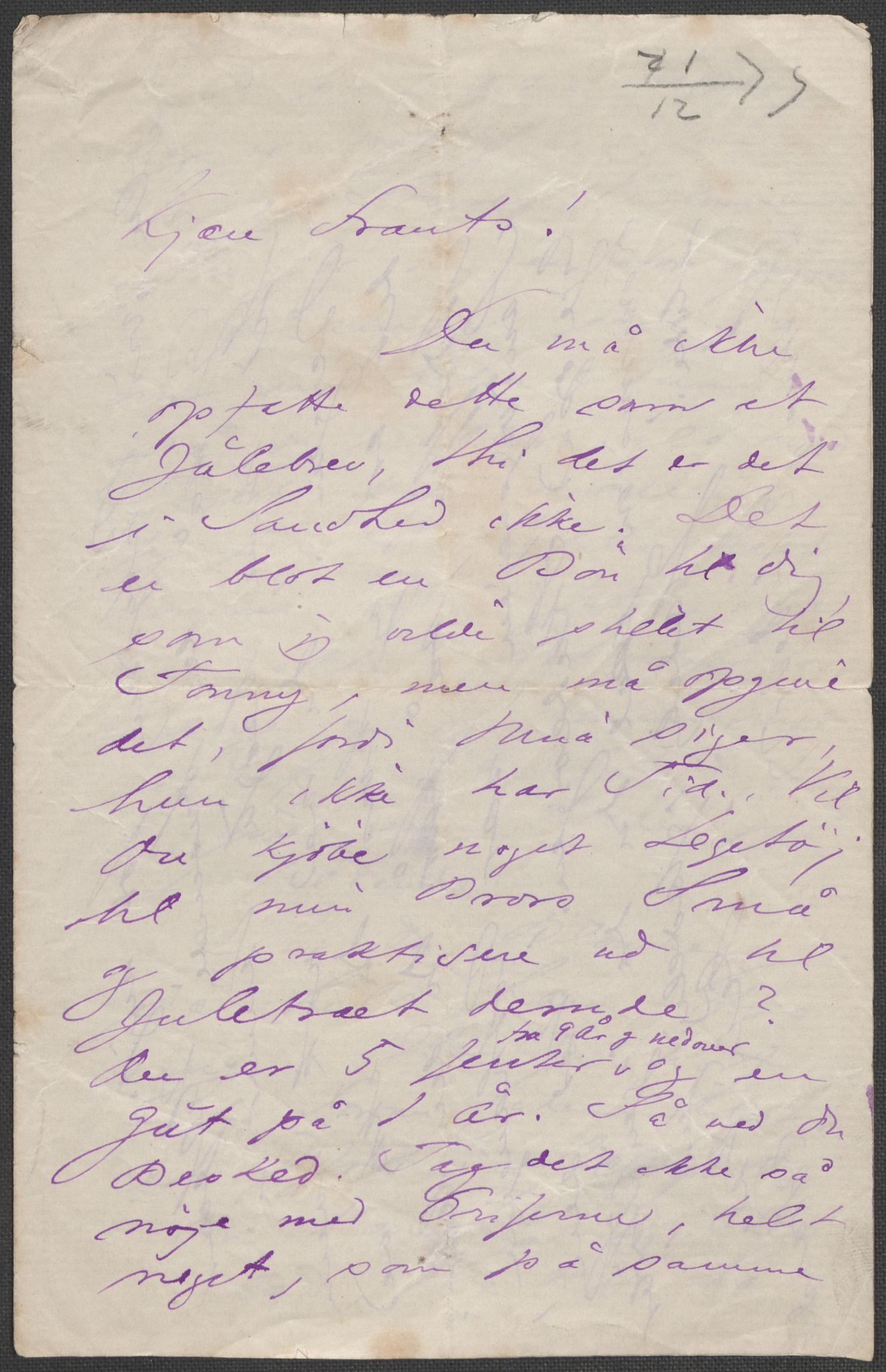 Beyer, Frants, AV/RA-PA-0132/F/L0001: Brev fra Edvard Grieg til Frantz Beyer og "En del optegnelser som kan tjene til kommentar til brevene" av Marie Beyer, 1872-1907, p. 53