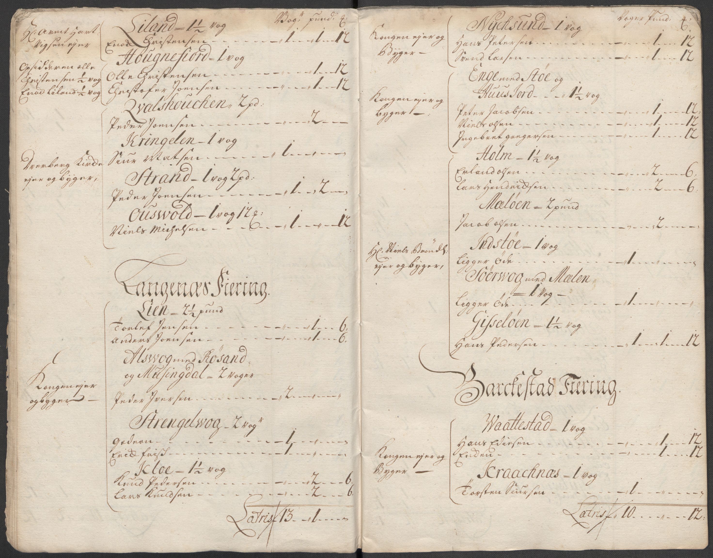 Rentekammeret inntil 1814, Reviderte regnskaper, Fogderegnskap, AV/RA-EA-4092/R67/L4684: Fogderegnskap Vesterålen, Andenes og Lofoten, 1718, p. 38