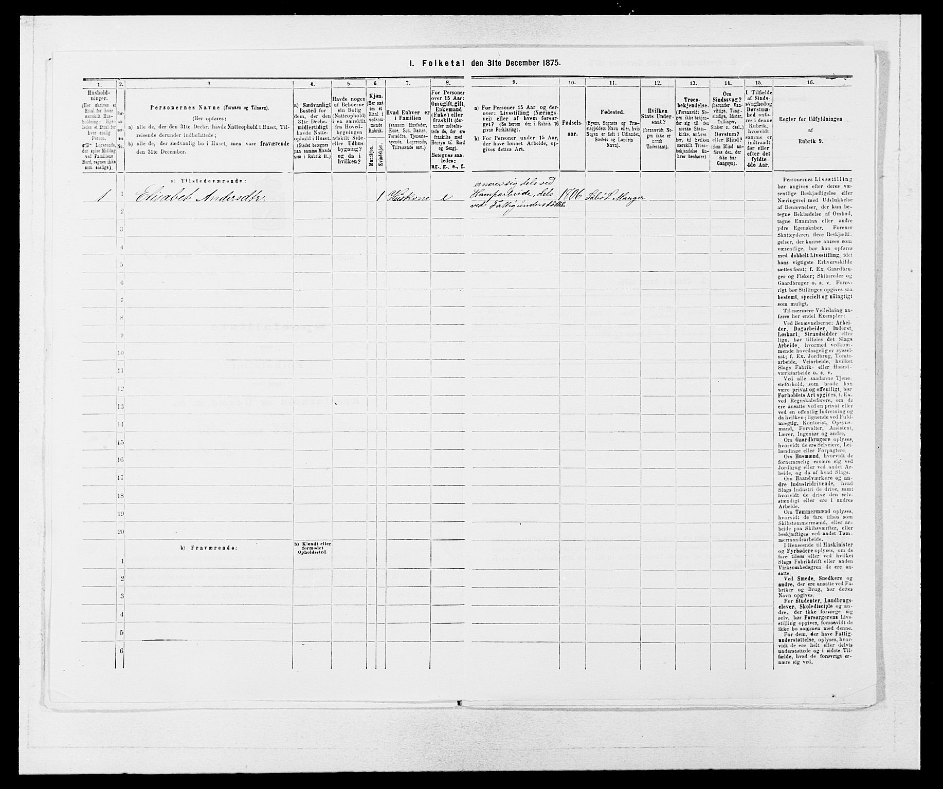 SAB, 1875 census for 1261P Manger, 1875, p. 480