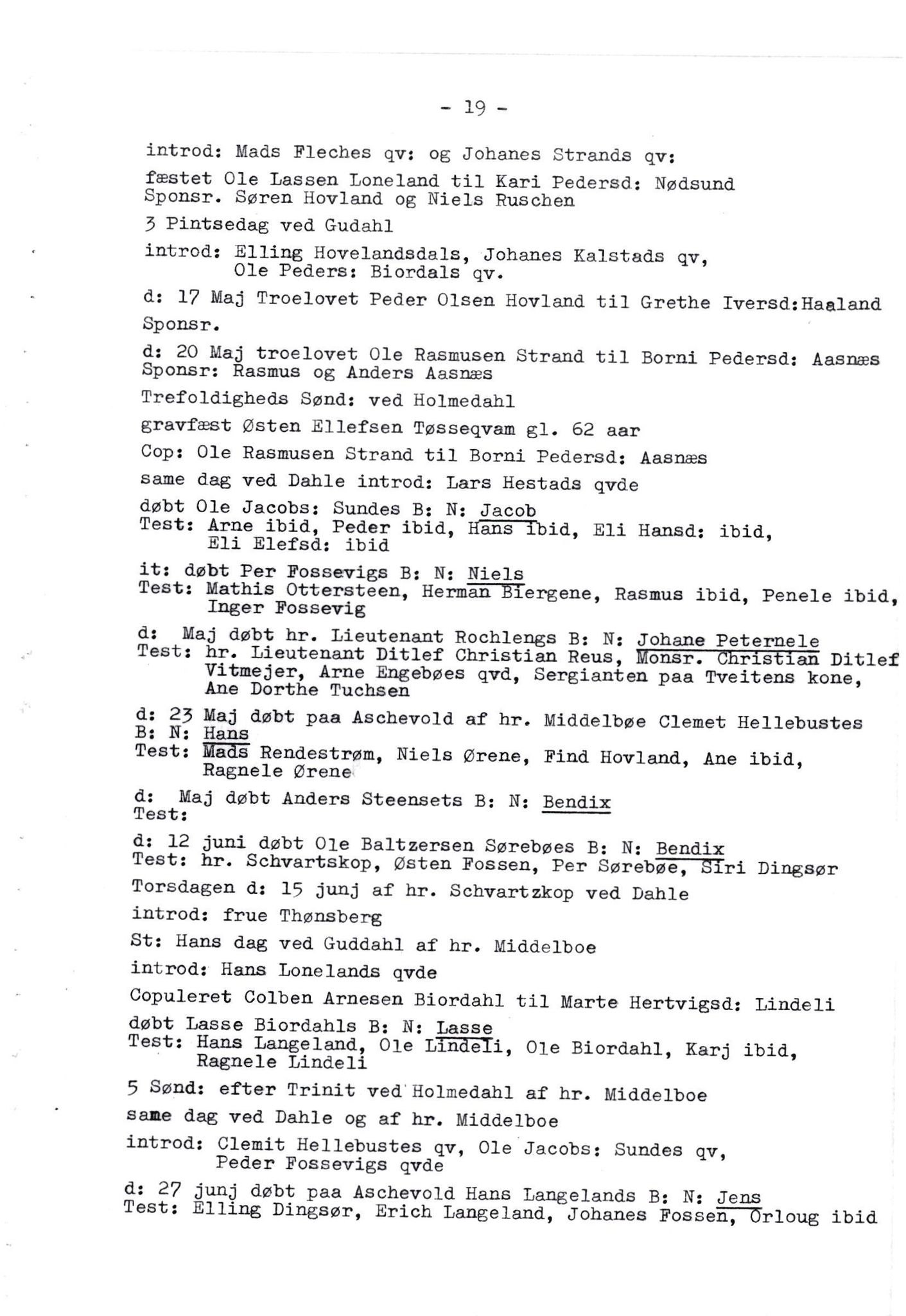 Samling av fulltekstavskrifter, SAB/FULLTEKST/B/14/0010: Fjaler sokneprestembete, ministerialbok nr. A 1, 1755-1778, p. 20