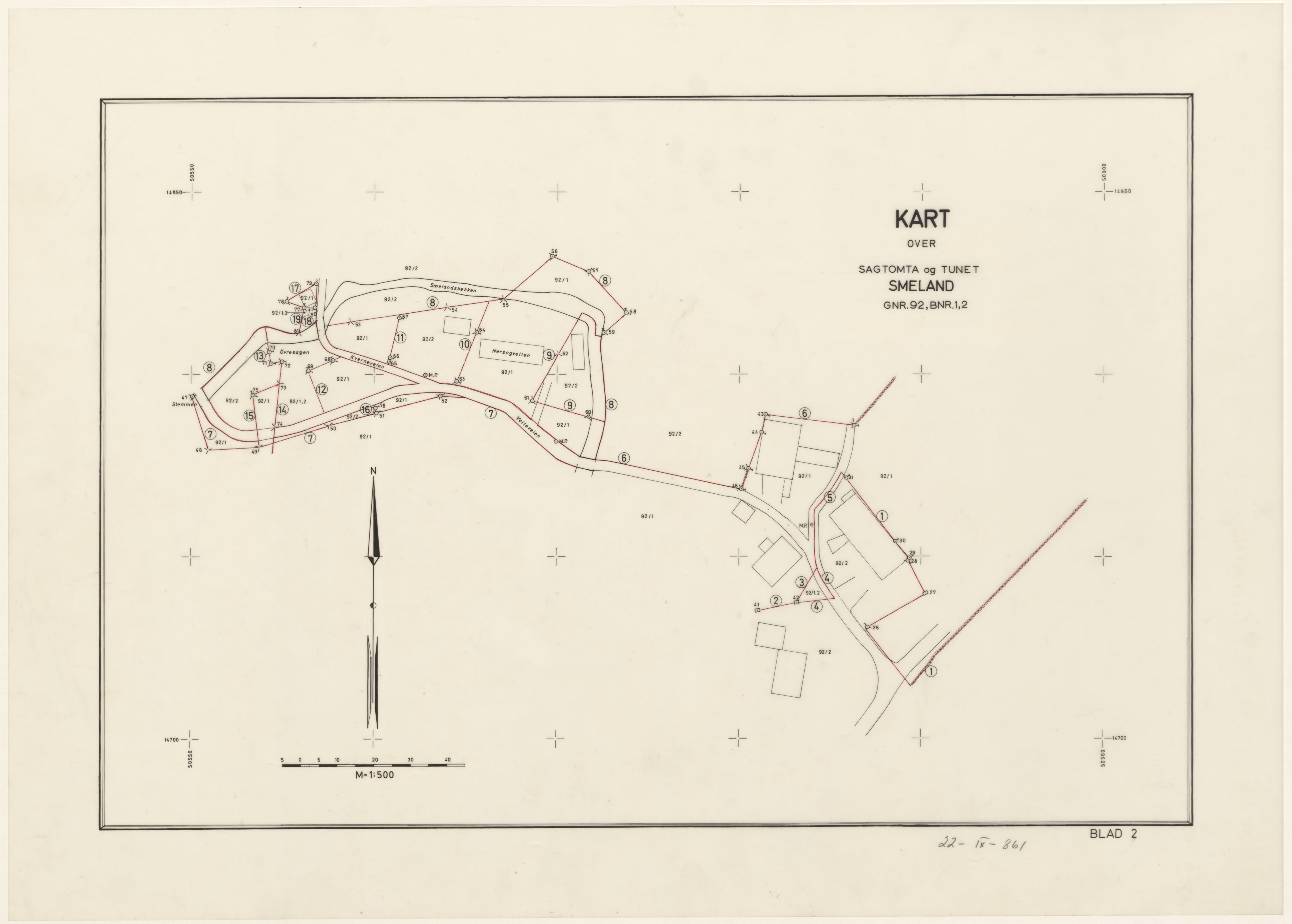 Jordskifteverkets kartarkiv, RA/S-3929/T, 1859-1988, p. 1130