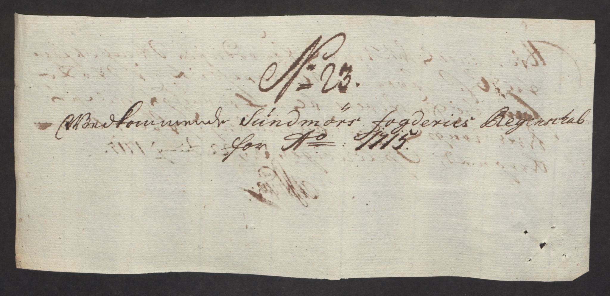 Rentekammeret inntil 1814, Reviderte regnskaper, Fogderegnskap, RA/EA-4092/R54/L3567: Fogderegnskap Sunnmøre, 1715, p. 208