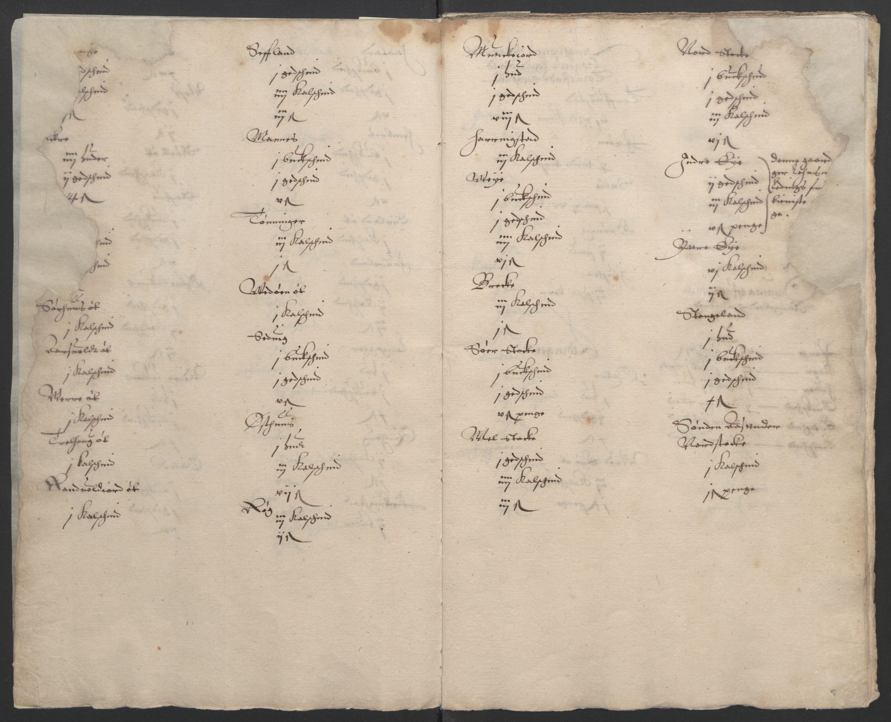 Stattholderembetet 1572-1771, RA/EA-2870/Ek/L0002/0003: Jordebøker til utlikning av garnisonsskatt 1624-1626: / Jordebøker for Stavanger len, 1624-1626, p. 7