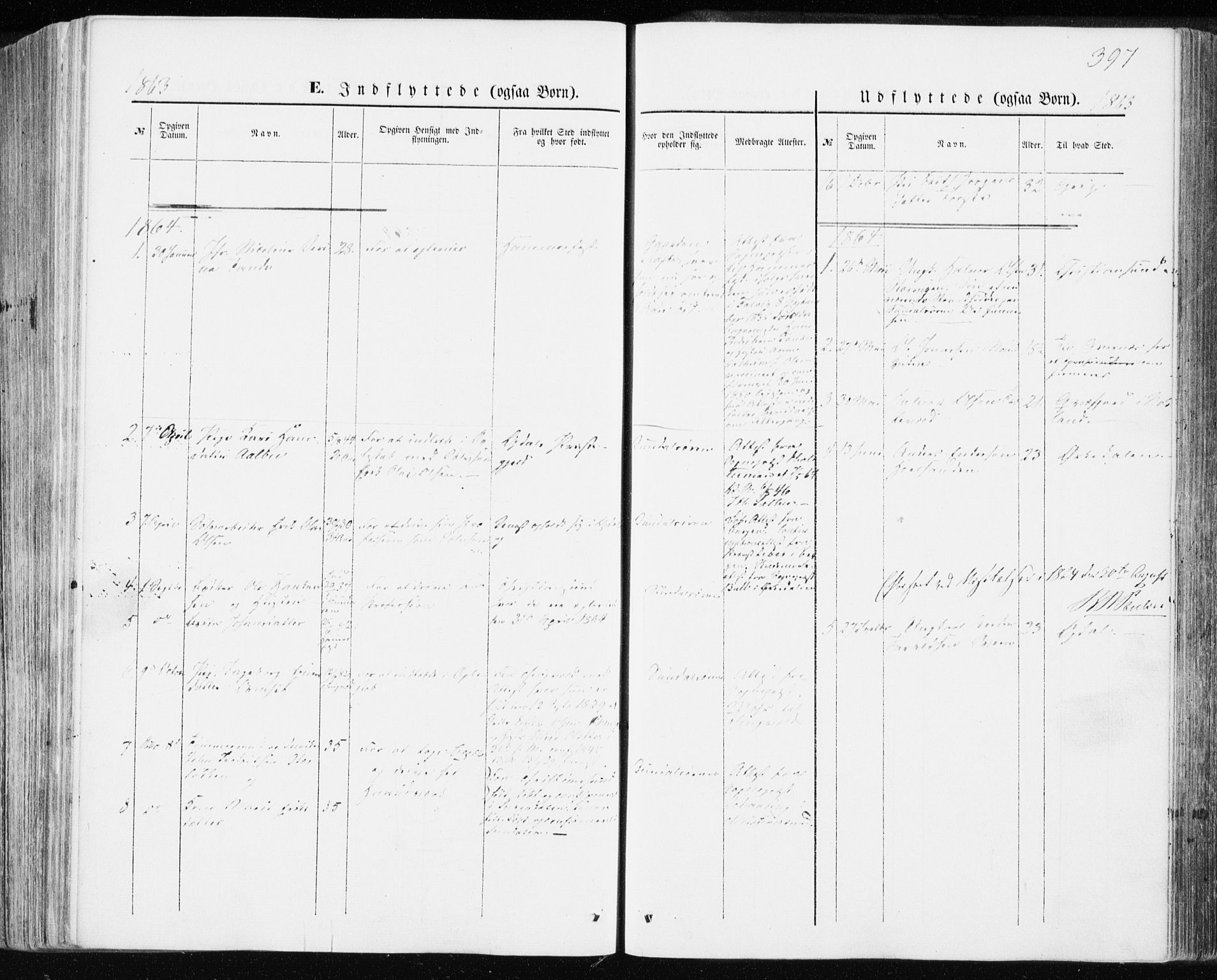 Ministerialprotokoller, klokkerbøker og fødselsregistre - Møre og Romsdal, AV/SAT-A-1454/590/L1013: Parish register (official) no. 590A05, 1847-1877, p. 397