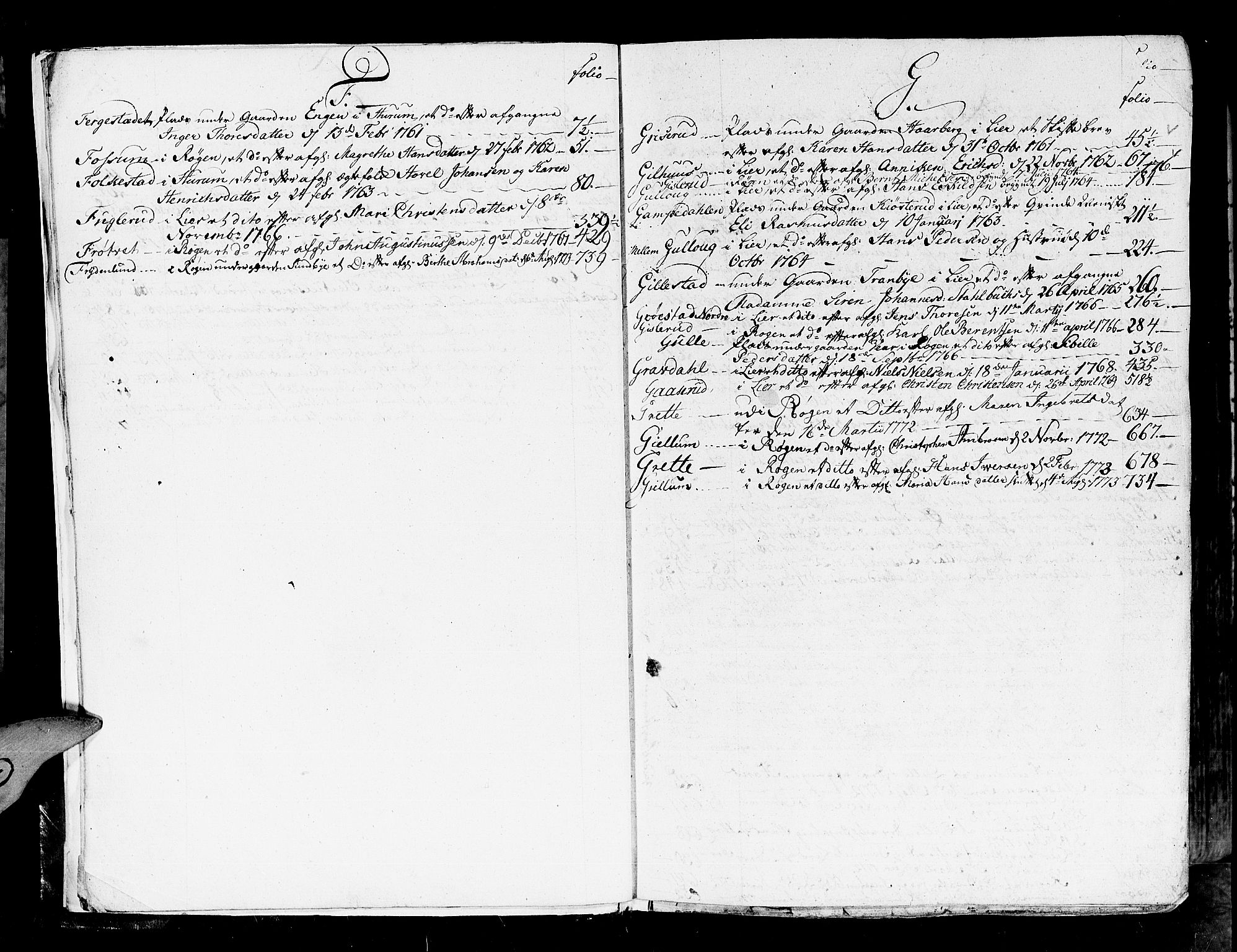 Lier, Røyken og Hurum sorenskriveri, AV/SAKO-A-89/H/Hc/L0005: Skifteprotokoll, 1760-1774