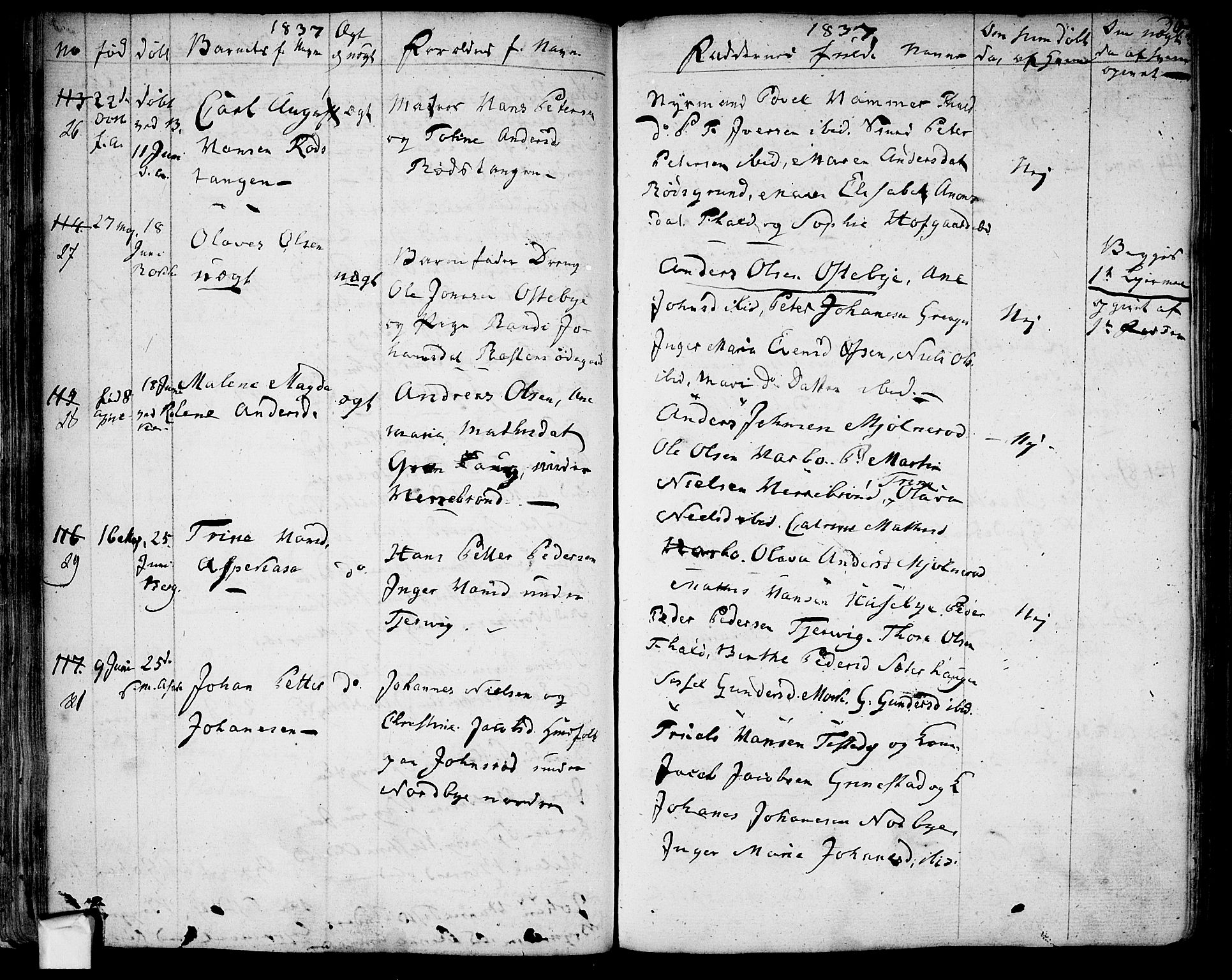 Berg prestekontor Kirkebøker, AV/SAO-A-10902/F/Fa/L0003: Parish register (official) no. I 3, 1832-1842, p. 56