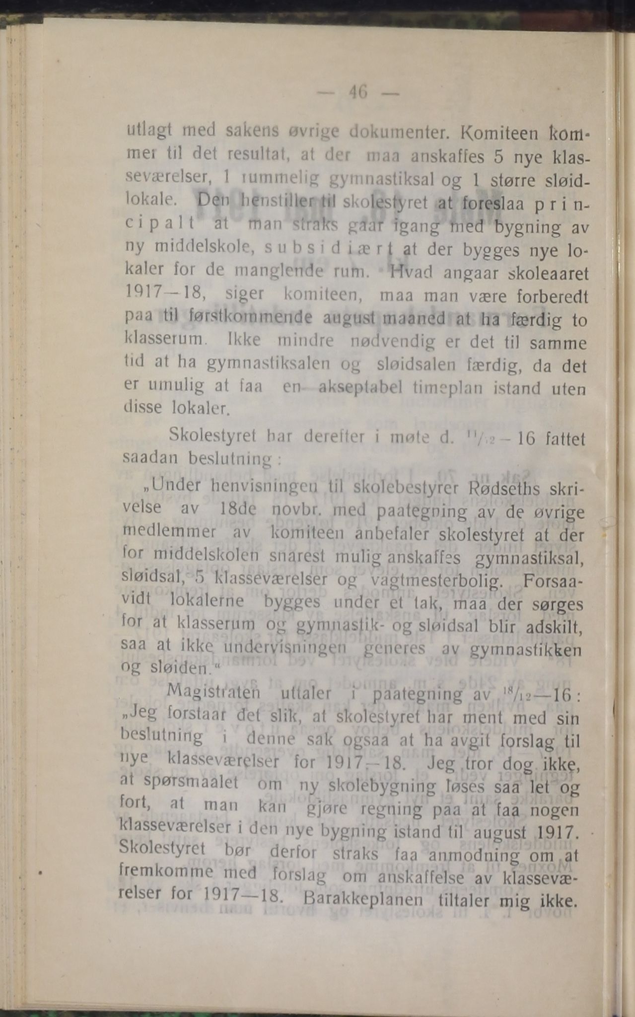 Narvik kommune. Formannskap , AIN/K-18050.150/A/Ab/L0007: Møtebok, 1917