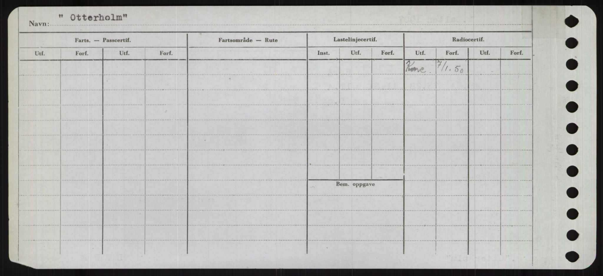 Sjøfartsdirektoratet med forløpere, Skipsmålingen, AV/RA-S-1627/H/Ha/L0004/0002: Fartøy, Mas-R / Fartøy, Odin-R, p. 196