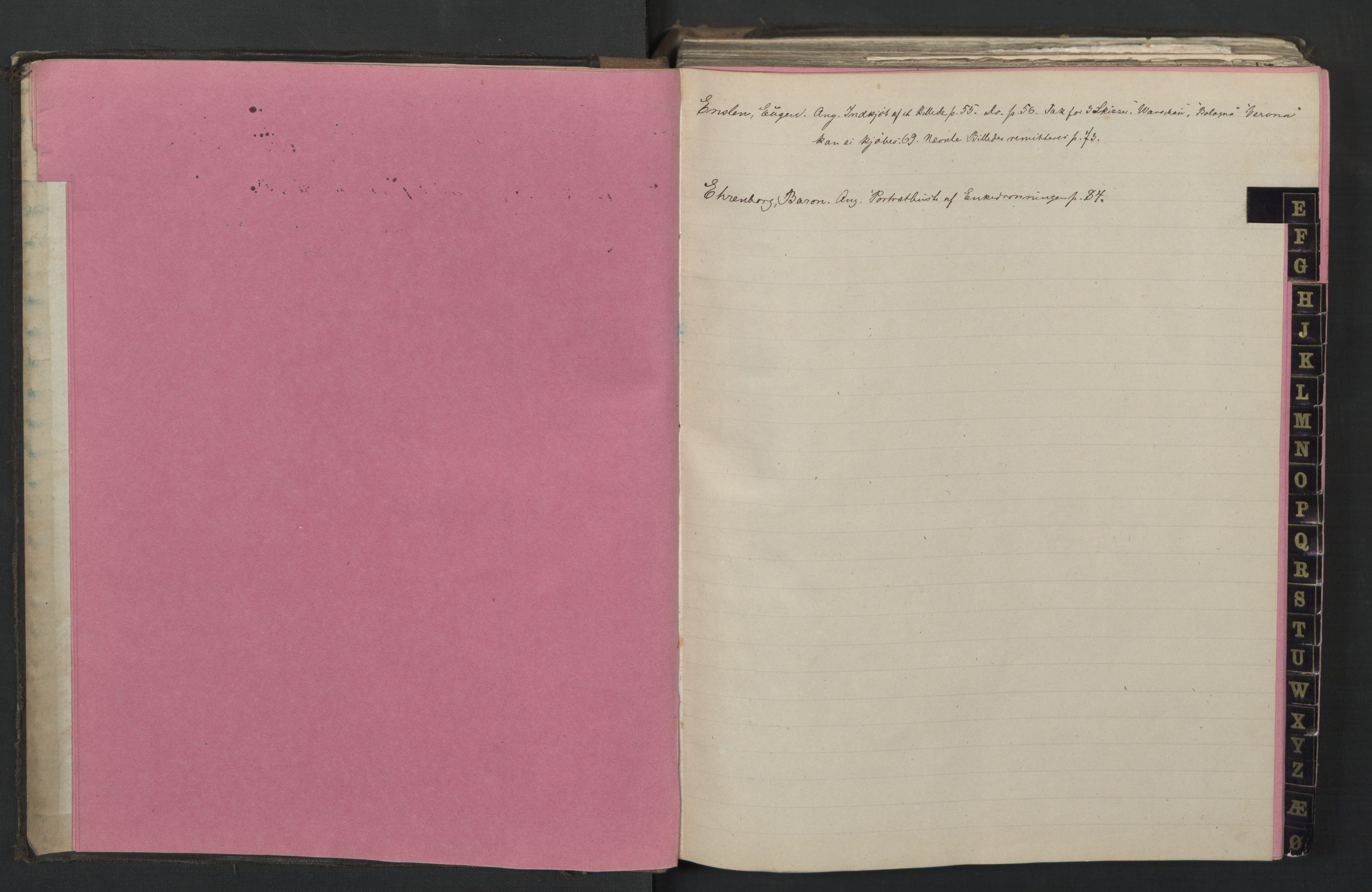 Nasjonalgalleriet, NMFK/NG-1000/B/L0002: Kopibok for maleri, skulptur, Kobberstikk- og håndtegningsamlingen., 1874-1898, p. 11