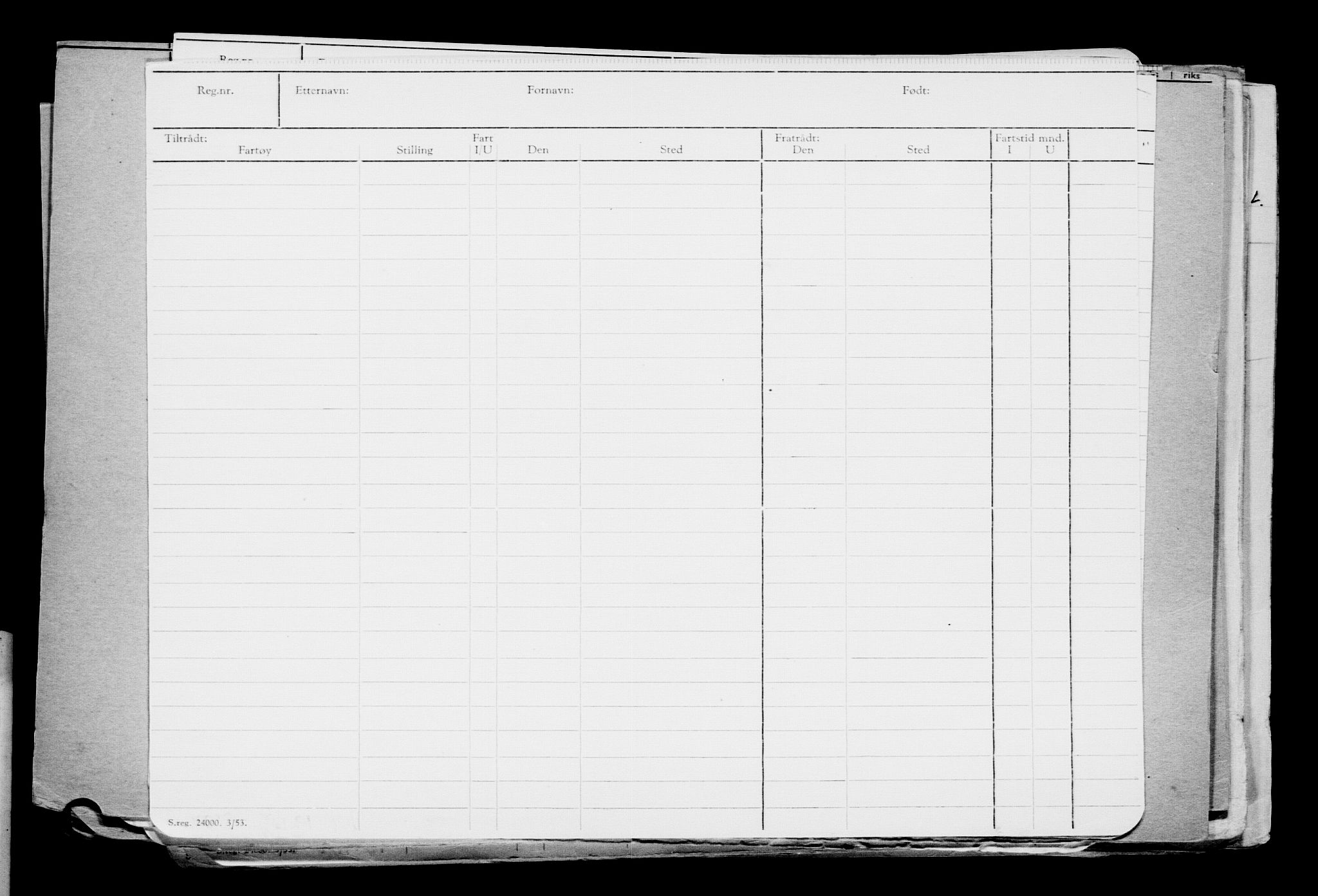 Direktoratet for sjømenn, RA/S-3545/G/Gb/L0116: Hovedkort, 1913, p. 274