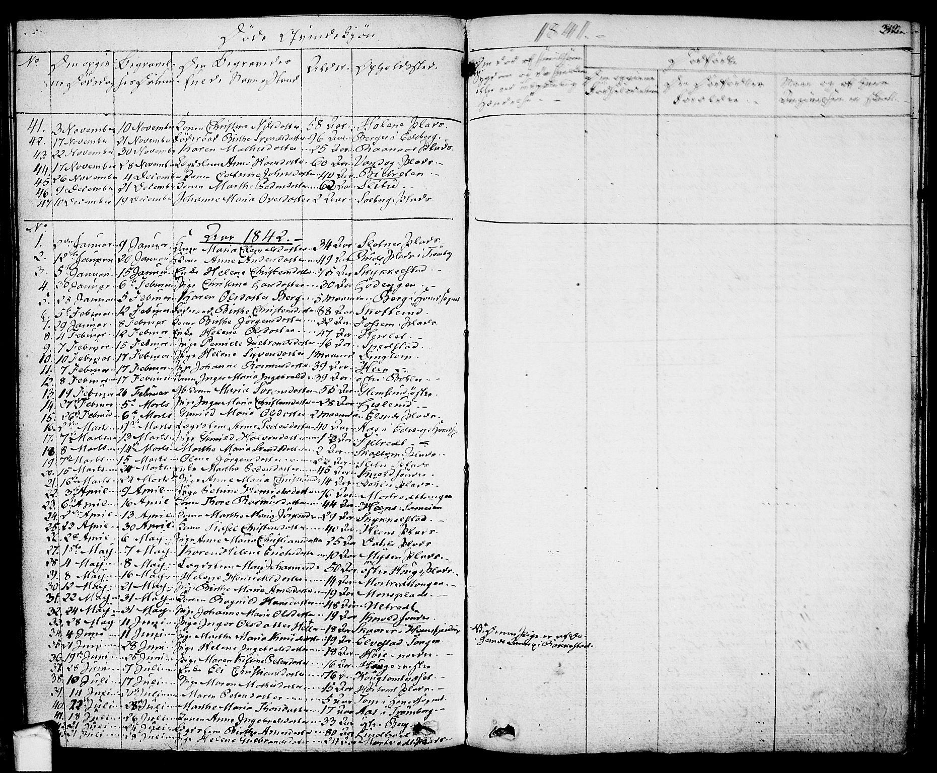 Eidsberg prestekontor Kirkebøker, AV/SAO-A-10905/F/Fa/L0008: Parish register (official) no. I 8, 1832-1848, p. 312