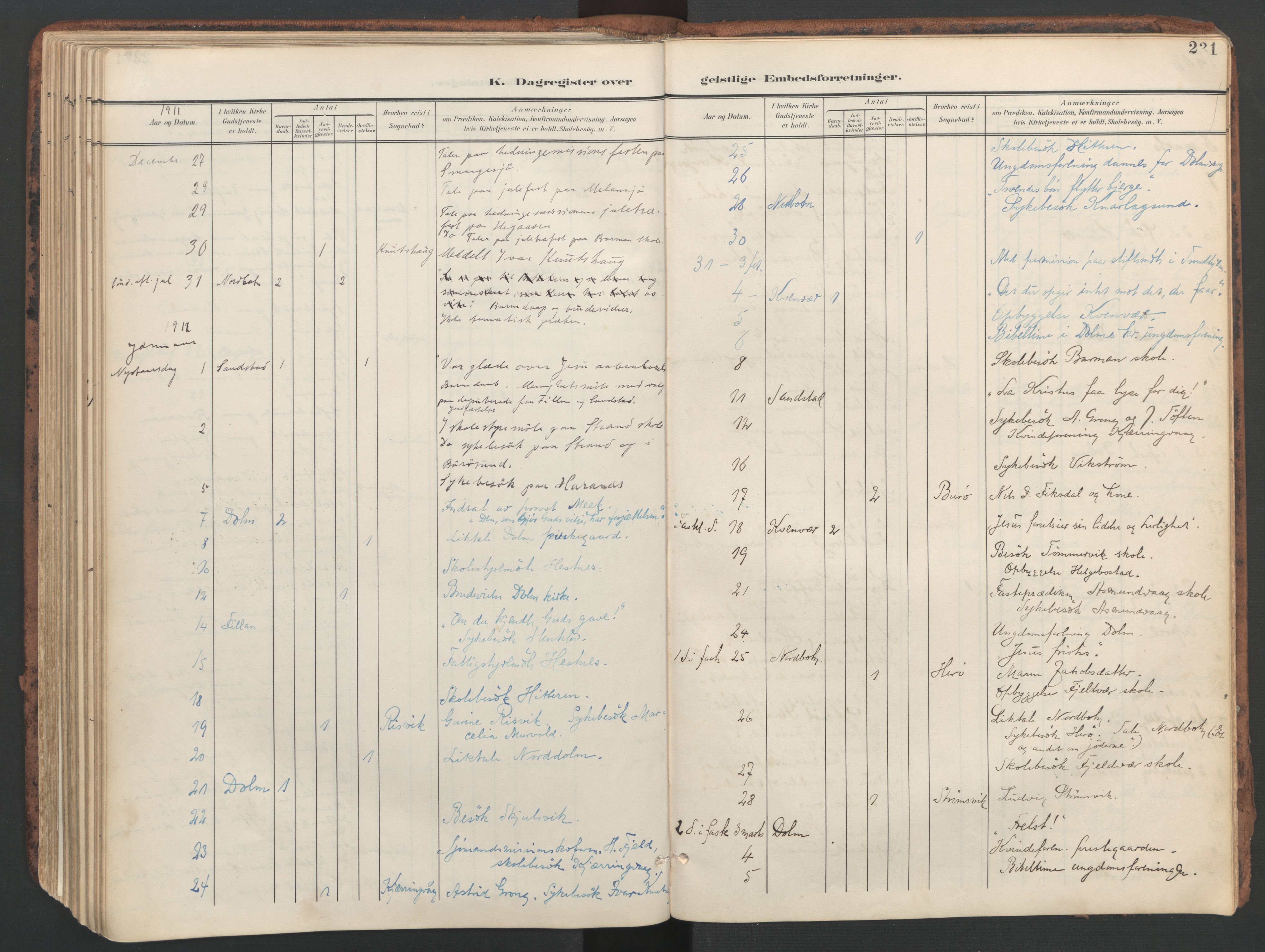 Ministerialprotokoller, klokkerbøker og fødselsregistre - Sør-Trøndelag, SAT/A-1456/634/L0537: Parish register (official) no. 634A13, 1896-1922, p. 231