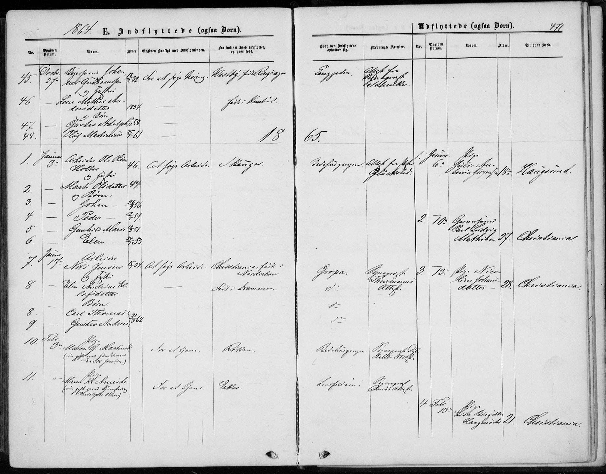 Bragernes kirkebøker, SAKO/A-6/F/Fb/L0003: Parish register (official) no. II 3, 1860-1868, p. 471