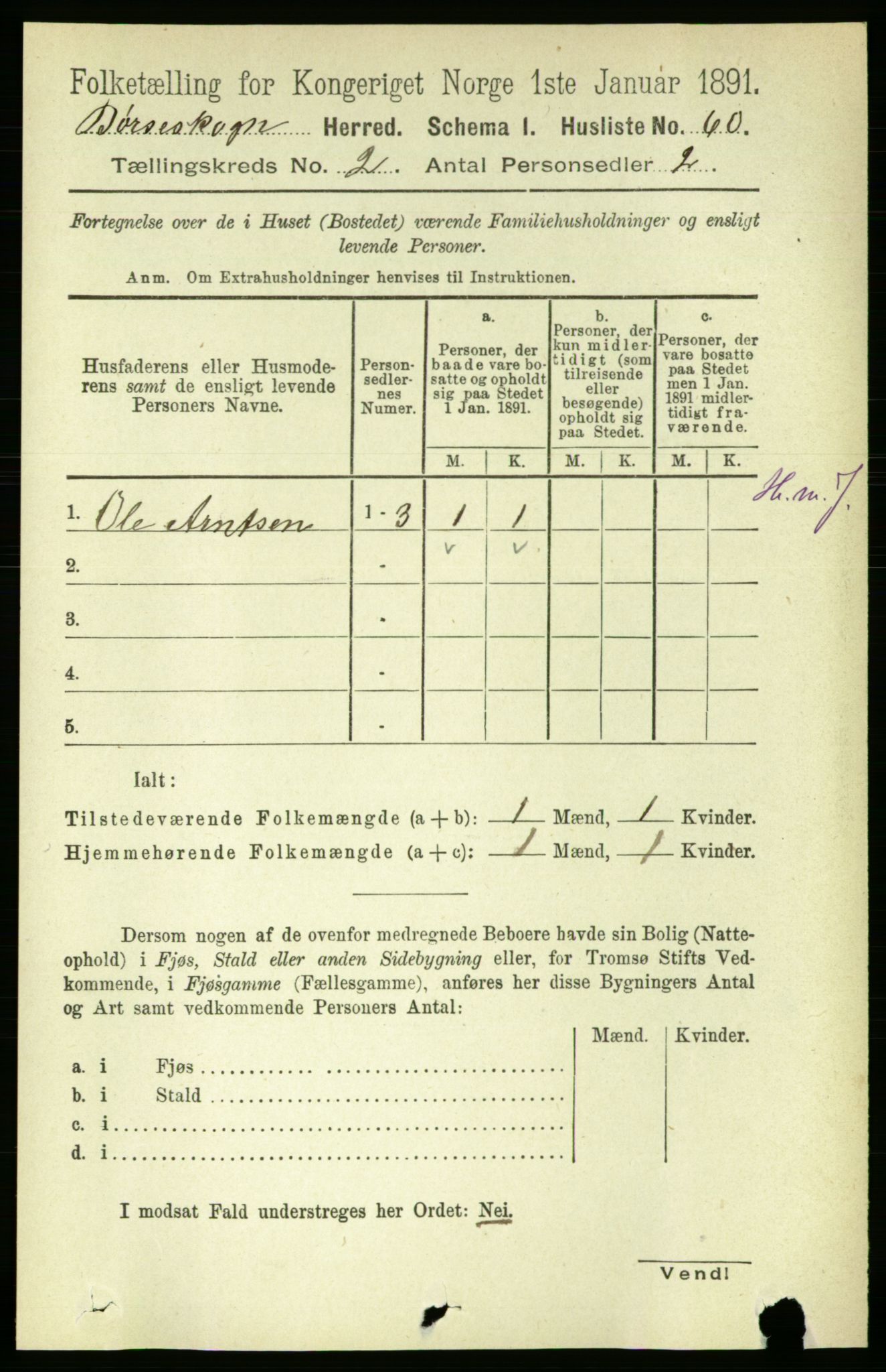 RA, 1891 census for 1657 Børseskogn, 1891, p. 928