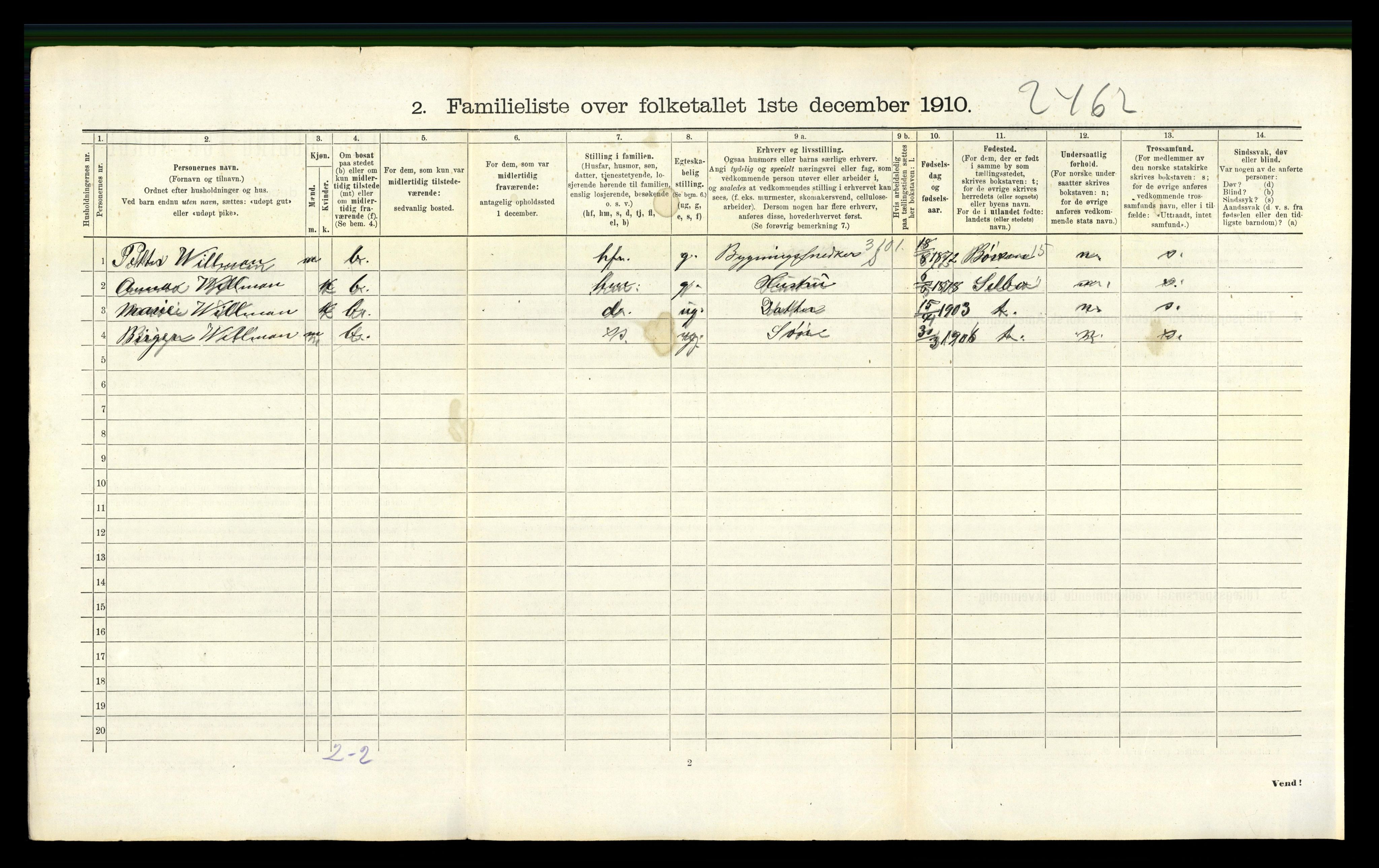 RA, 1910 census for Trondheim, 1910, p. 14622