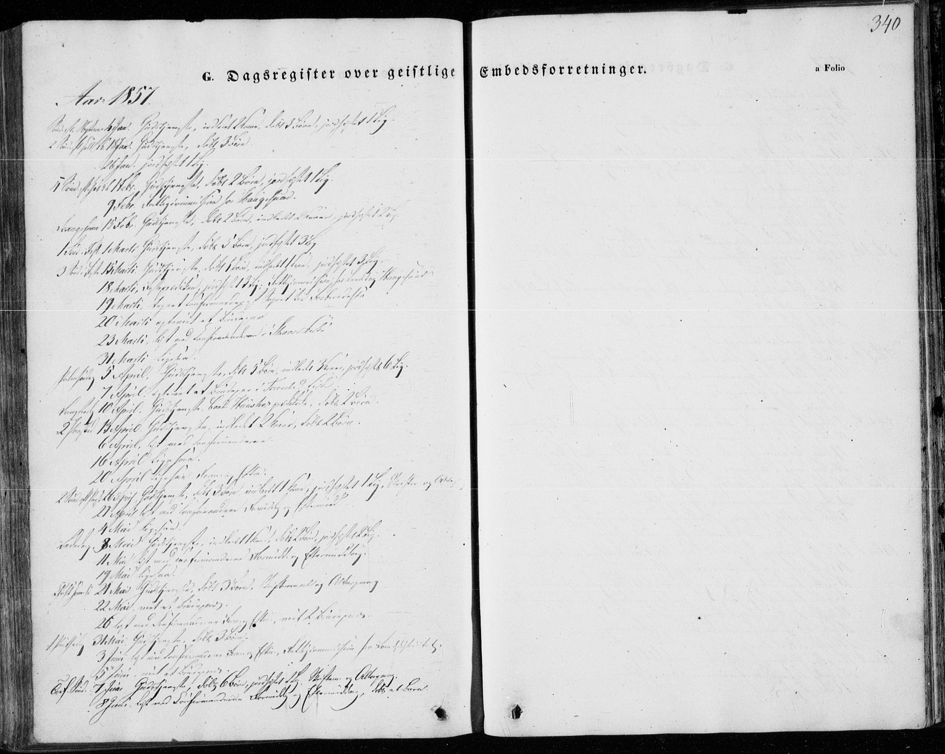 Torvastad sokneprestkontor, SAST/A -101857/H/Ha/Haa/L0011: Parish register (official) no. A 11, 1857-1866, p. 340