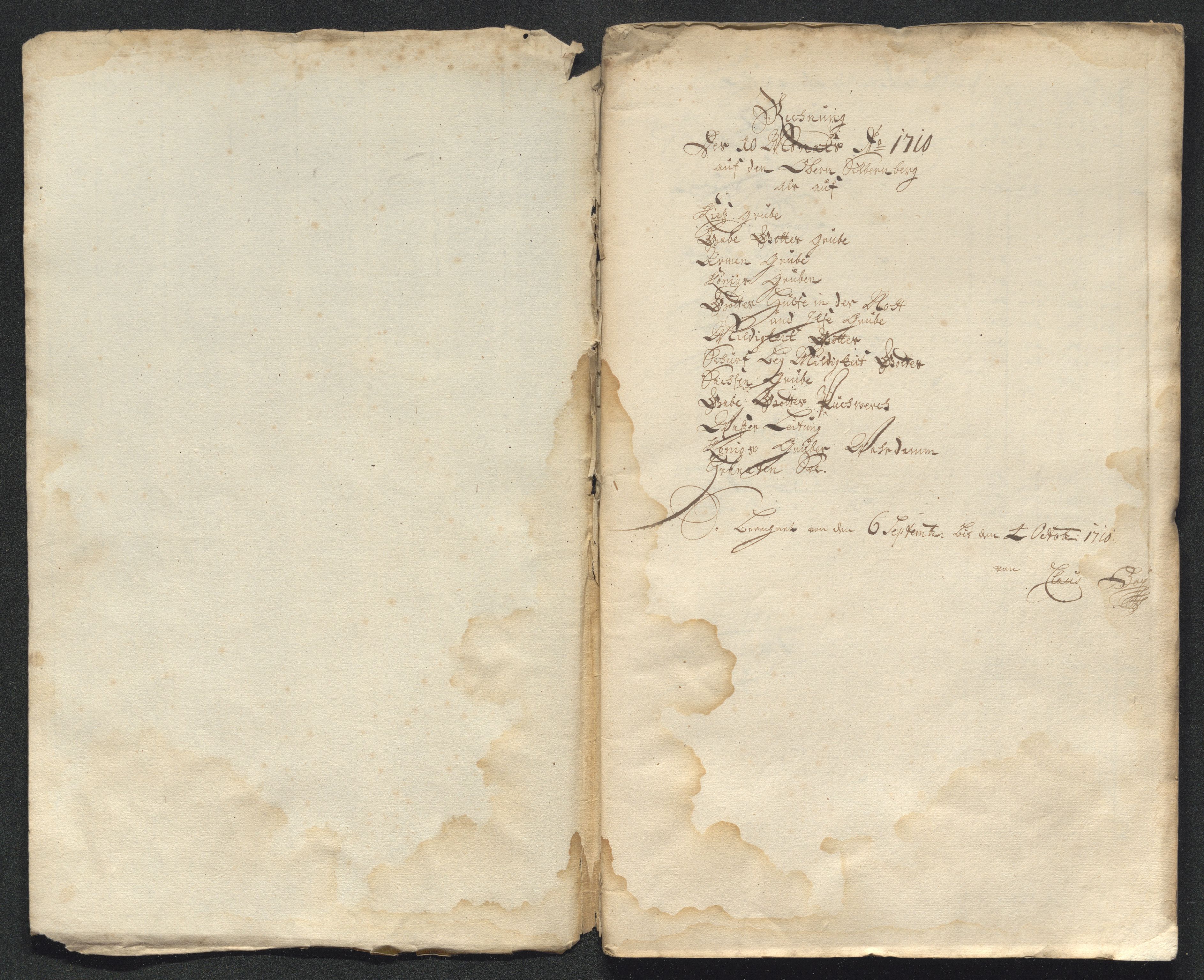 Kongsberg Sølvverk 1623-1816, AV/SAKO-EA-3135/001/D/Dc/Dcd/L0098: Utgiftsregnskap for gruver m.m. , 1710, p. 361