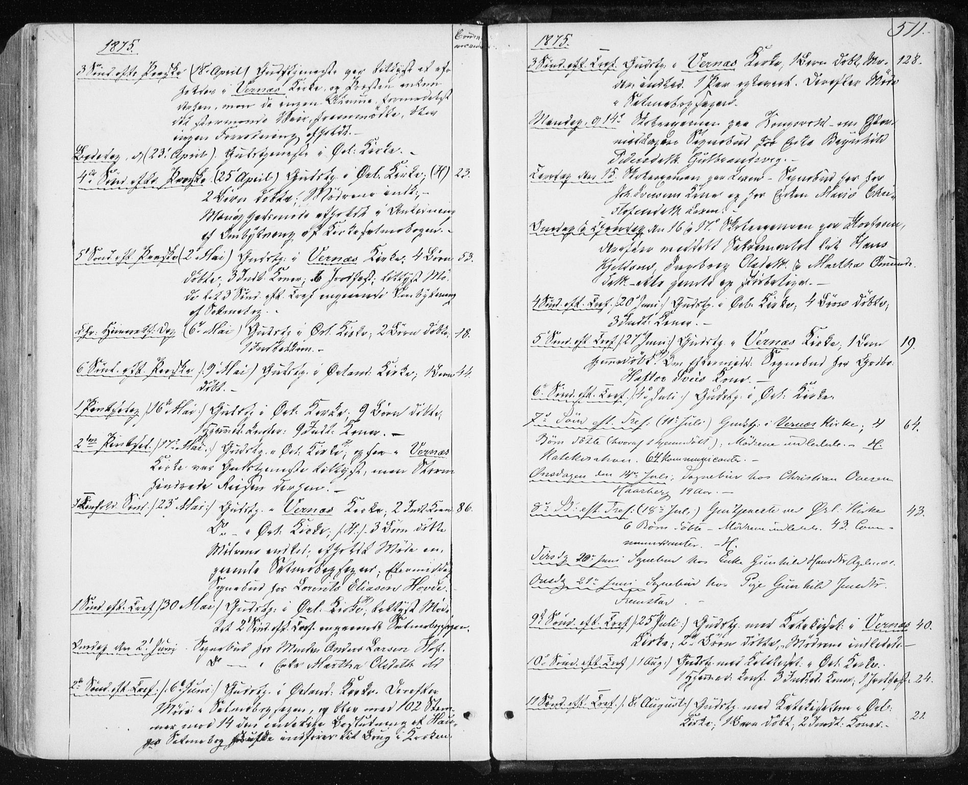Ministerialprotokoller, klokkerbøker og fødselsregistre - Sør-Trøndelag, SAT/A-1456/659/L0737: Parish register (official) no. 659A07, 1857-1875, p. 511