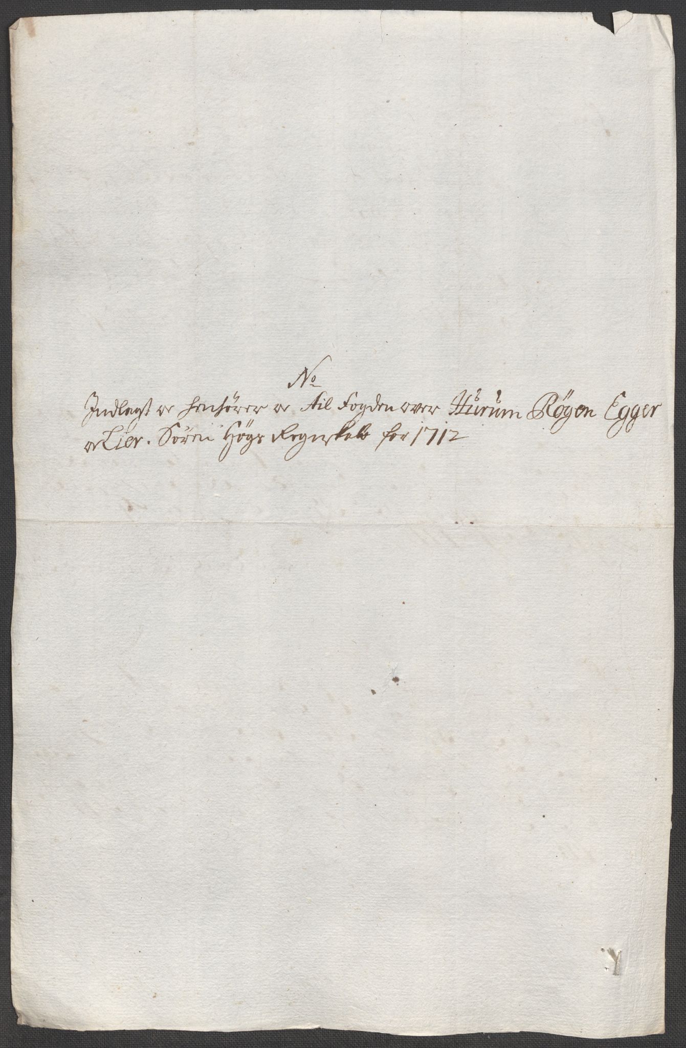 Rentekammeret inntil 1814, Reviderte regnskaper, Fogderegnskap, AV/RA-EA-4092/R31/L1707: Fogderegnskap Hurum, Røyken, Eiker, Lier og Buskerud, 1712, p. 281