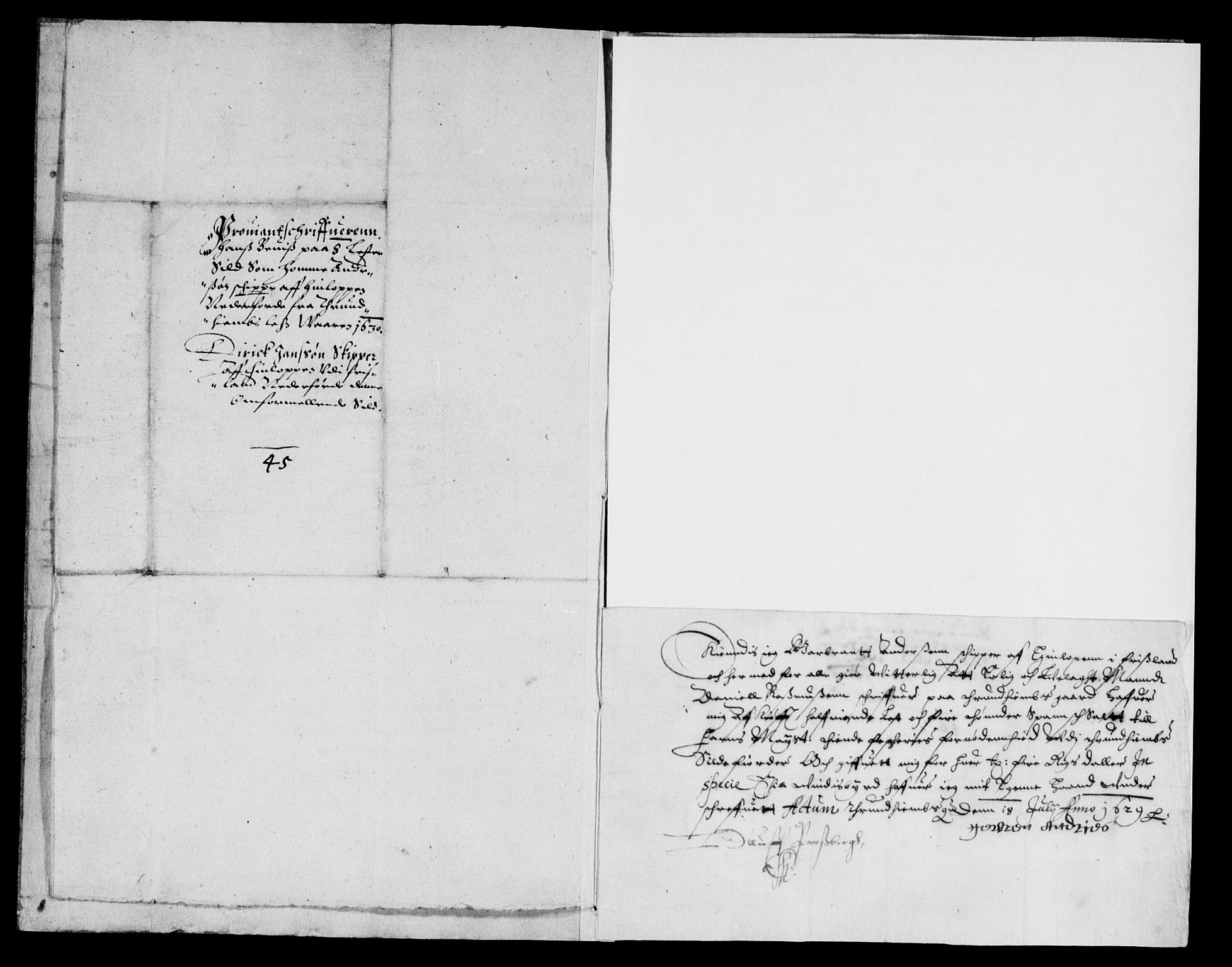 Rentekammeret inntil 1814, Reviderte regnskaper, Lensregnskaper, AV/RA-EA-5023/R/Rb/Rbw/L0040: Trondheim len, 1629-1630