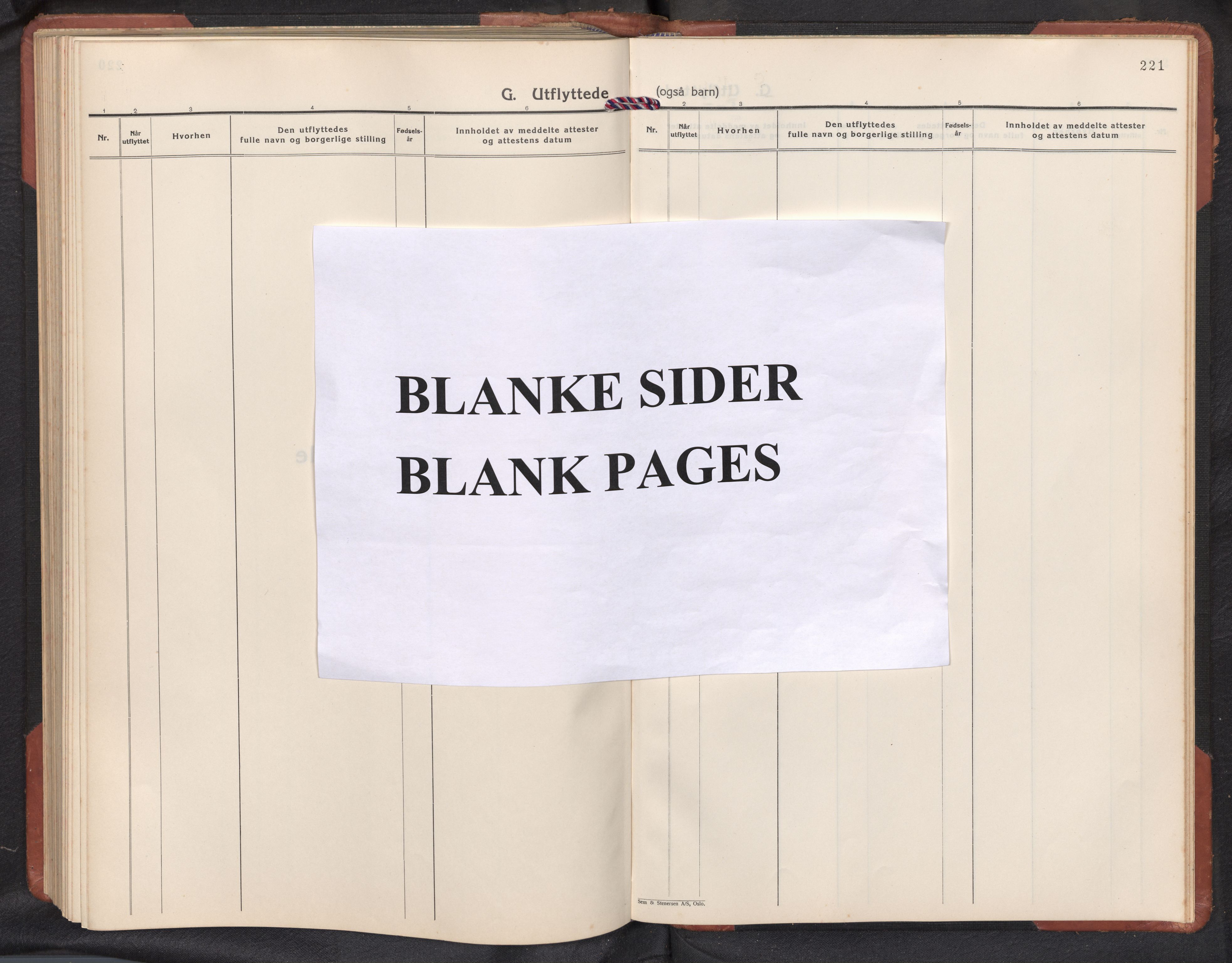 Davik sokneprestembete, AV/SAB-A-79701/H/Hab/Habc/L0004: Parish register (copy) no. C 4, 1930-1952, p. 220b-221a