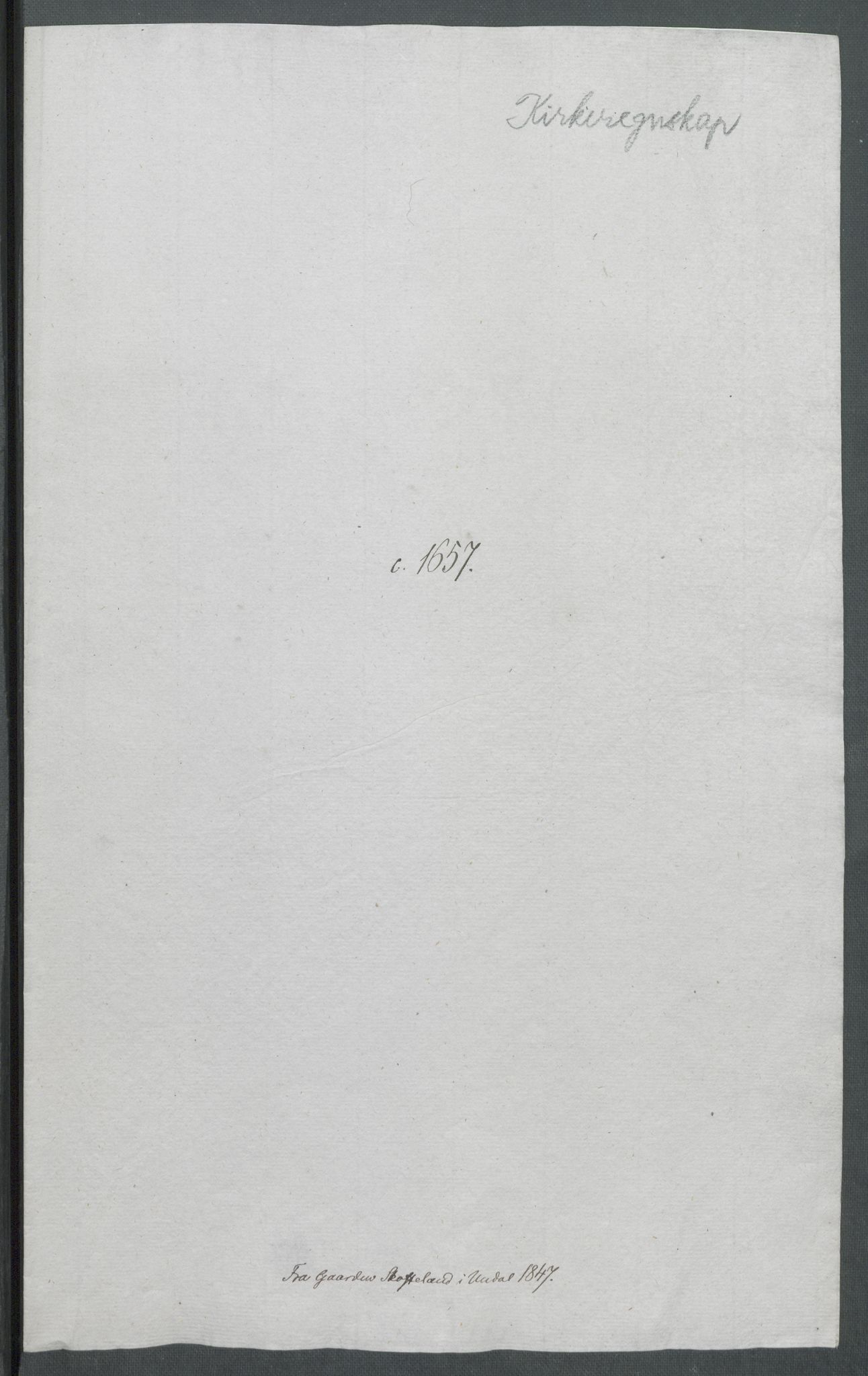 Riksarkivets diplomsamling, RA/EA-5965/F02/L0167: Dokumenter, 1657, p. 153