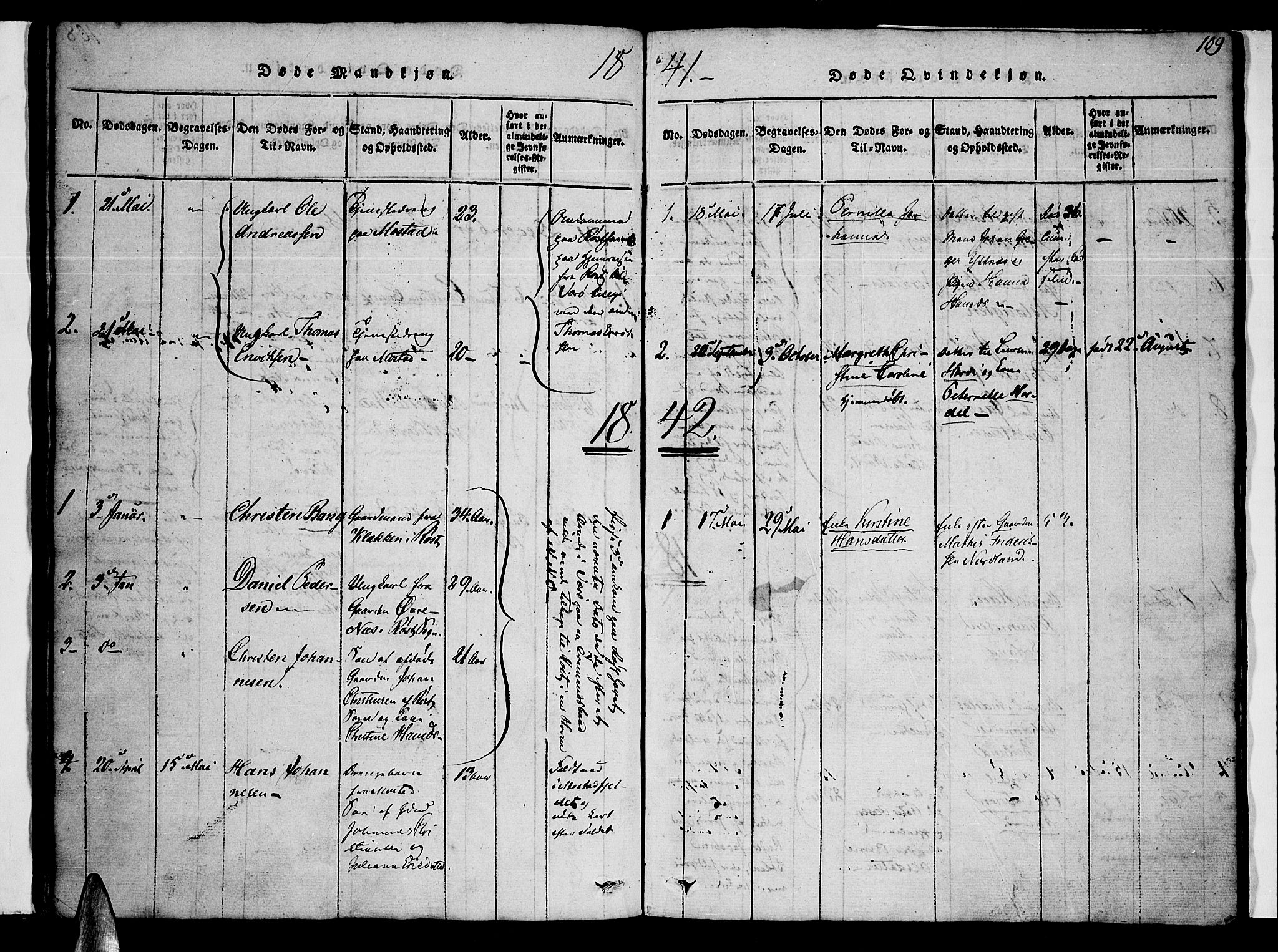 Ministerialprotokoller, klokkerbøker og fødselsregistre - Nordland, SAT/A-1459/807/L0120: Parish register (official) no. 807A03, 1821-1848, p. 109