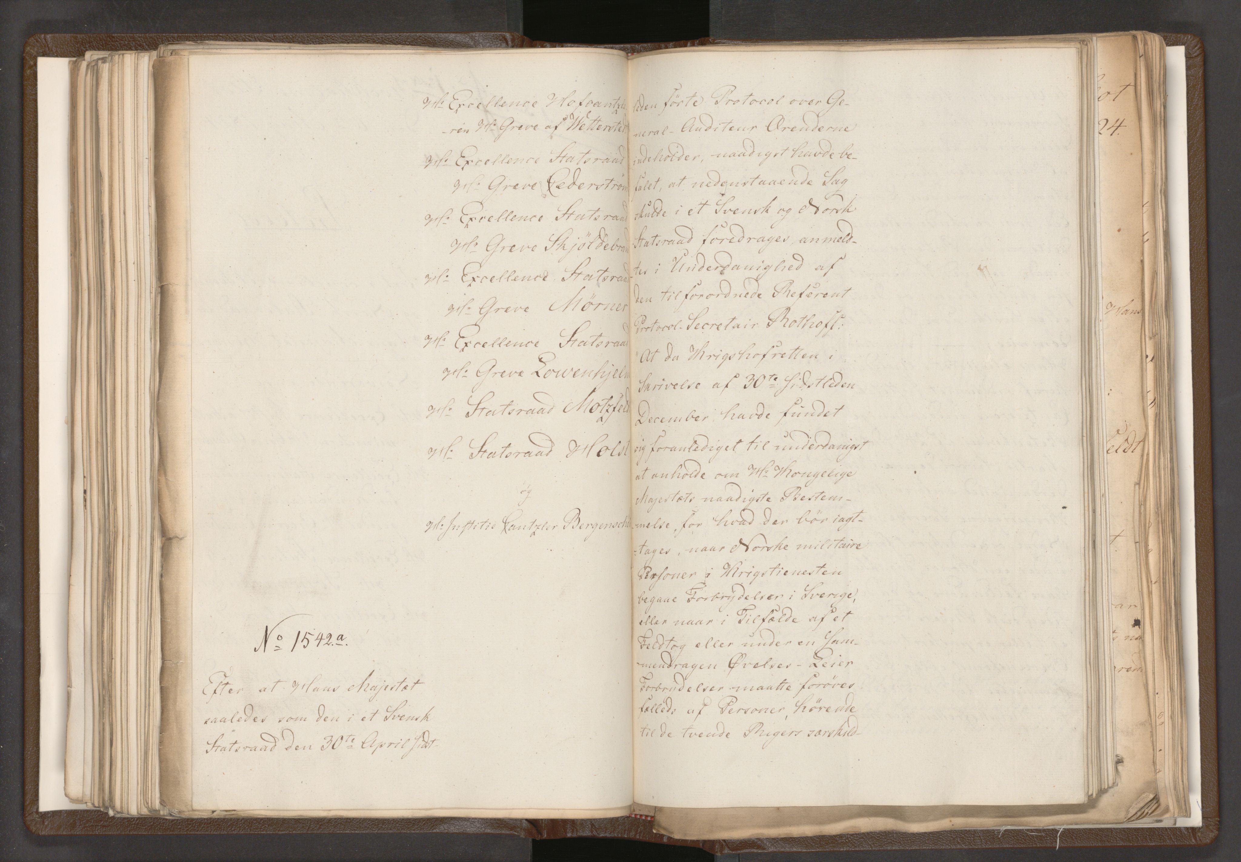 Statsrådssekretariatet, AV/RA-S-1001/A/Ab/L0018: Kgl. res. nr. 1112-1753, 1. halvår, 1824